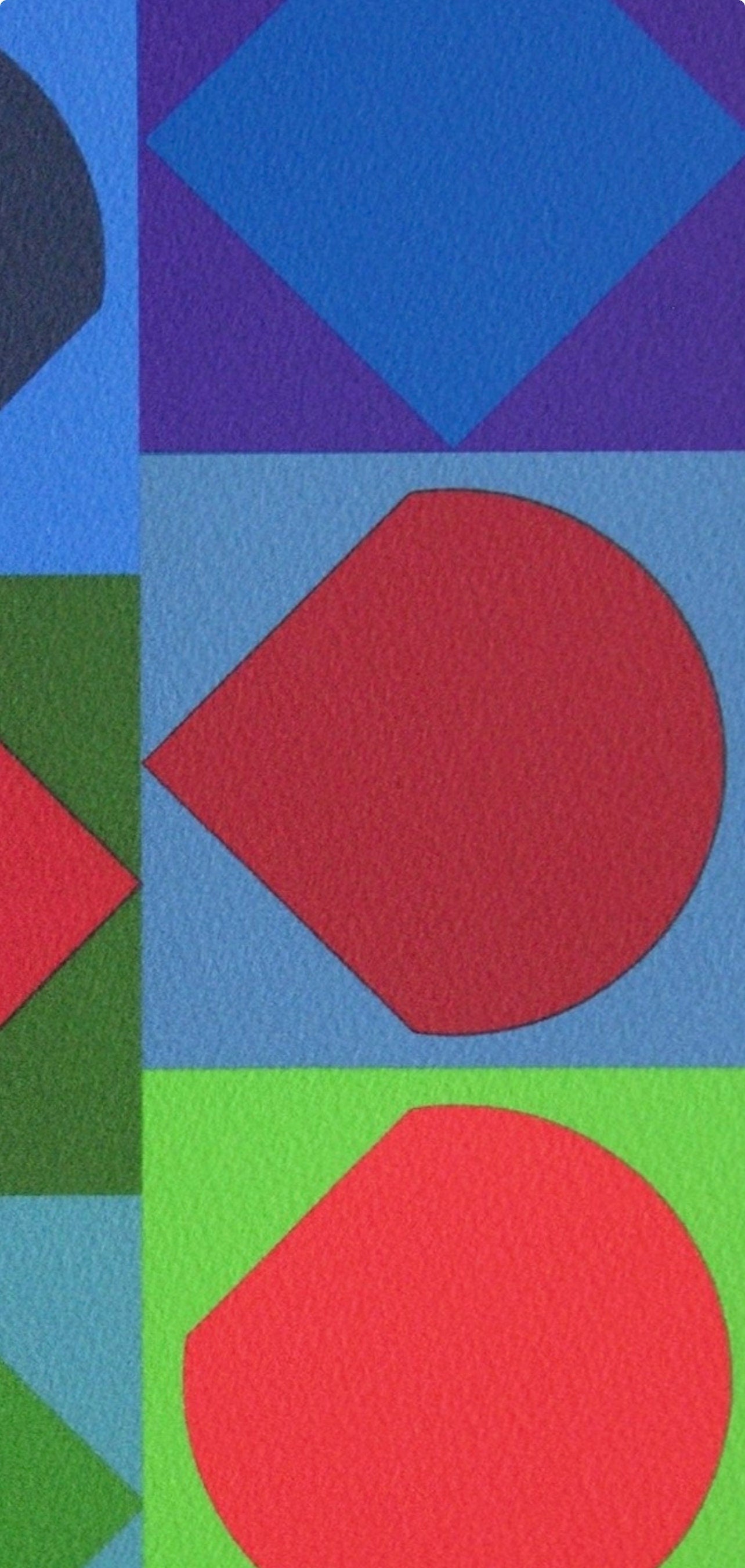 Victor Vasarely, Beryll, Souvenirs et portraits d'artistes, Limited Edition Lithograph