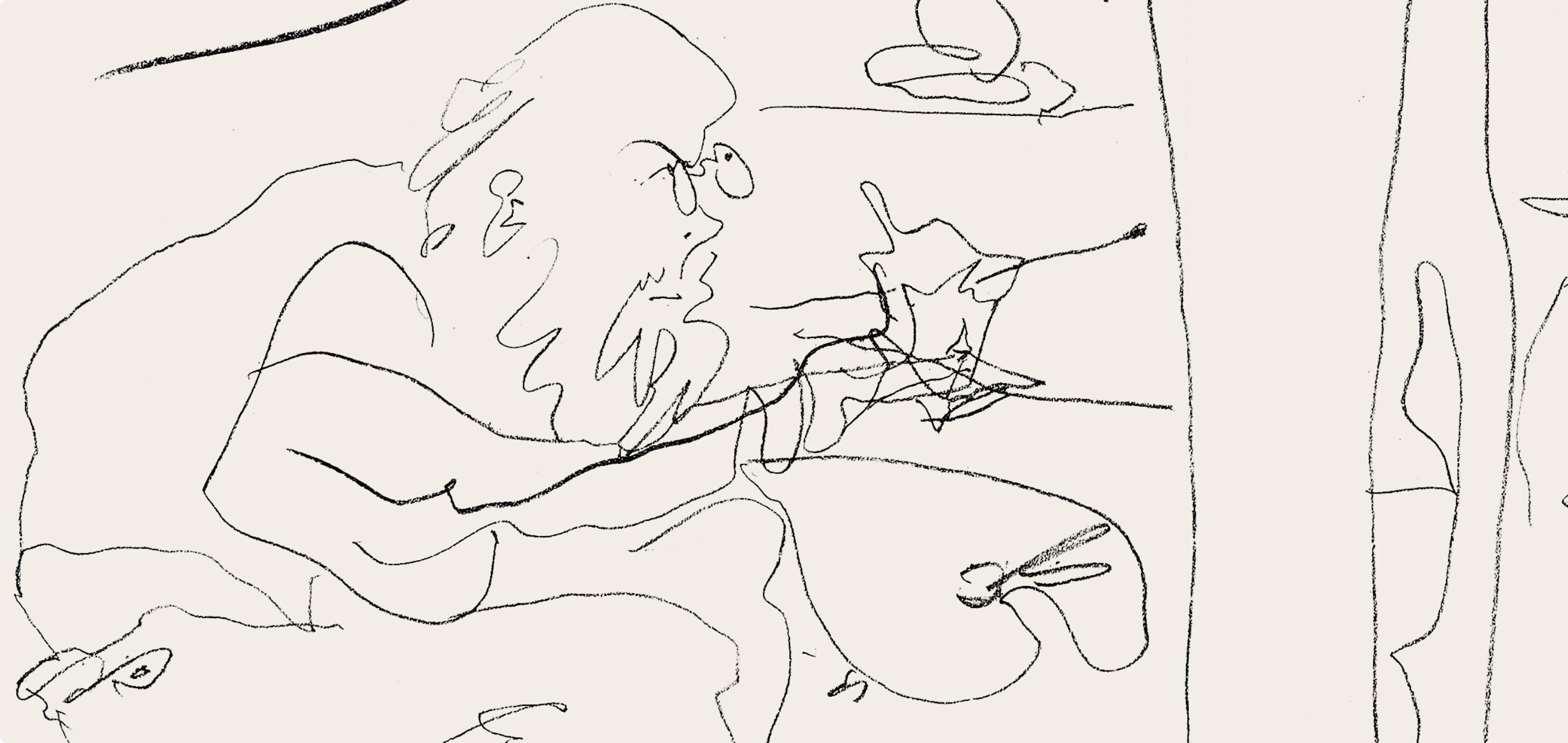 Pablo Picasso, Le Peintre et son Modèle (Mourlot 355; Bloch 1036), Regards sur Paris, Limited Edition Lithograph