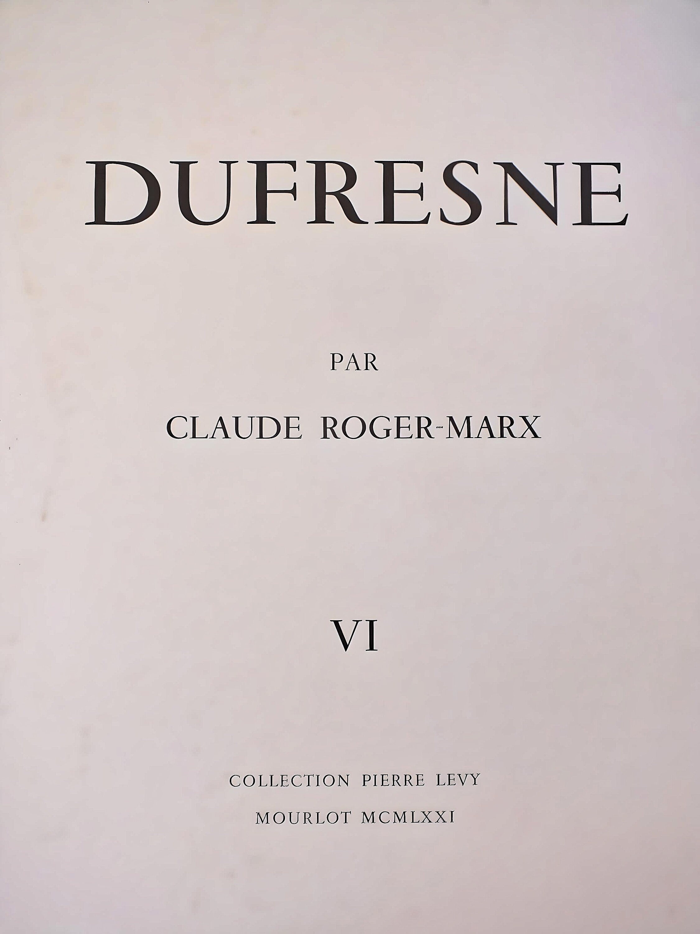Charles Dufresne, Descente de Croix, Dufresne, Collection Pierre Lévy, Limited Edition Lithograph