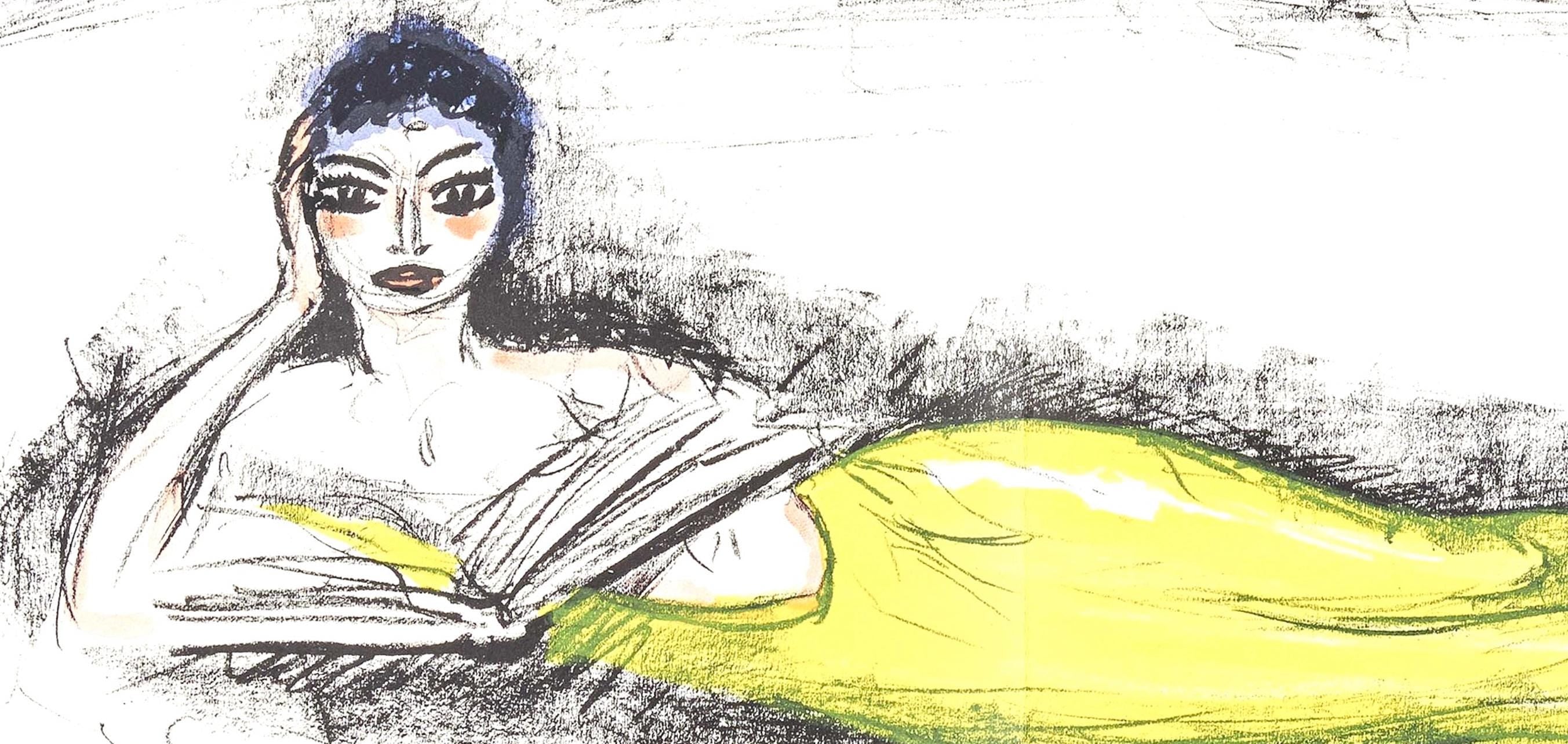 Kees van Dongen, La Sirène de Paris (Juffermans JL 35), Regards sur Paris, Limited Edition Lithograph
