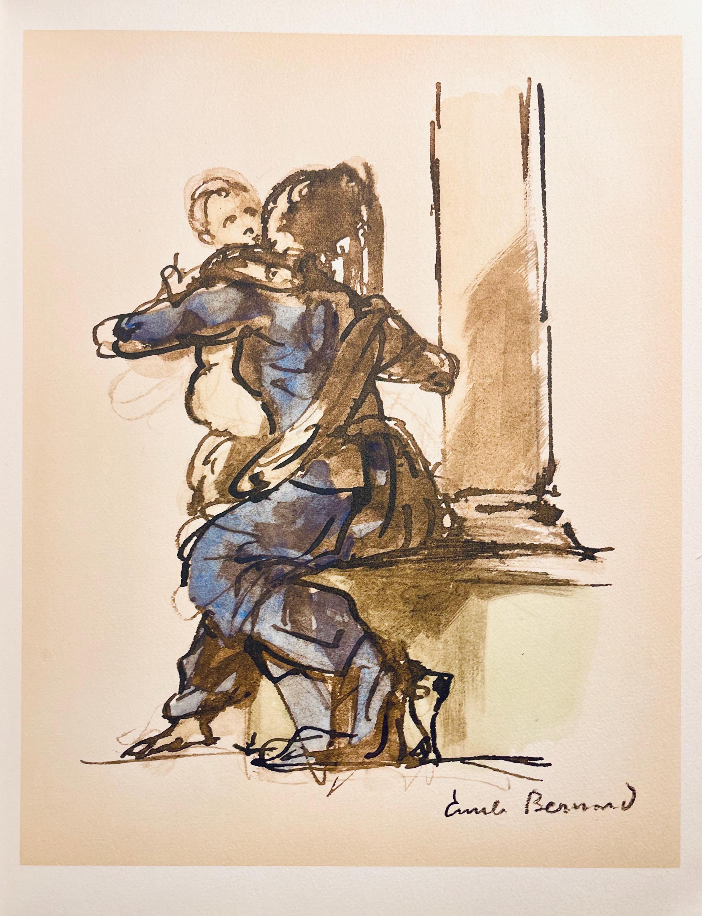 Émile Bernard, Composition, Éloge de Émile Bernard, Limited Edition Woodcut