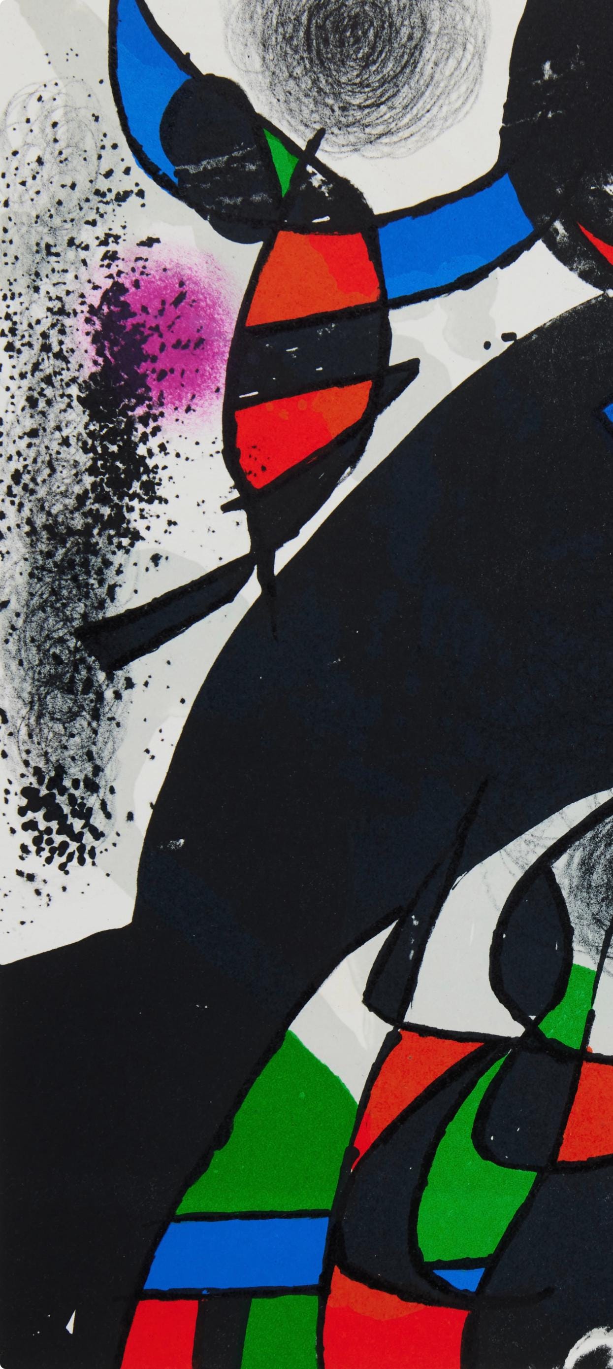 Joan Miró, Composition (Cramer 1080), San Lazzaro et ses Amis, XXe Siècle, Limited Edition Lithograph