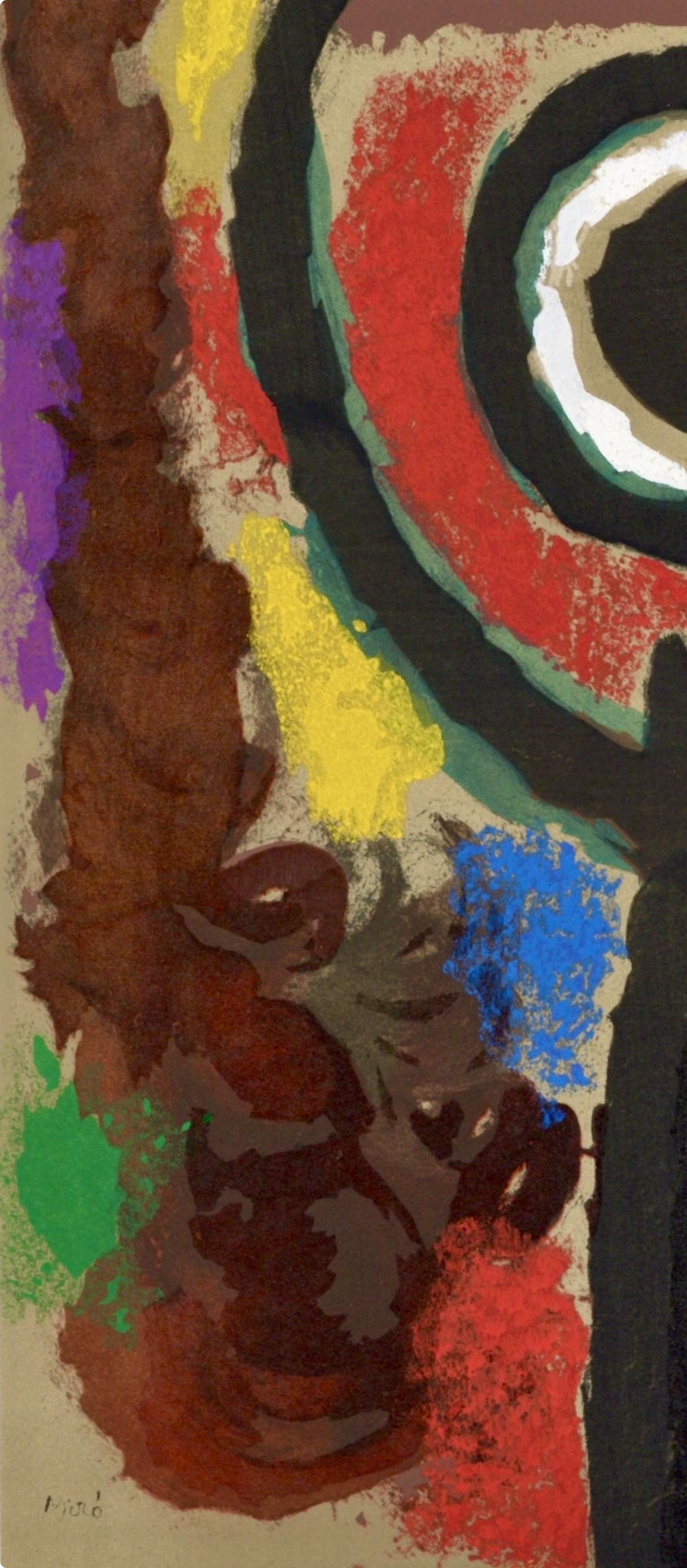 Joan Miró, Composition (Cramer 103; Mourlot 382-383), Miró Cartones 1956-1965, Limited Edition Lithograph