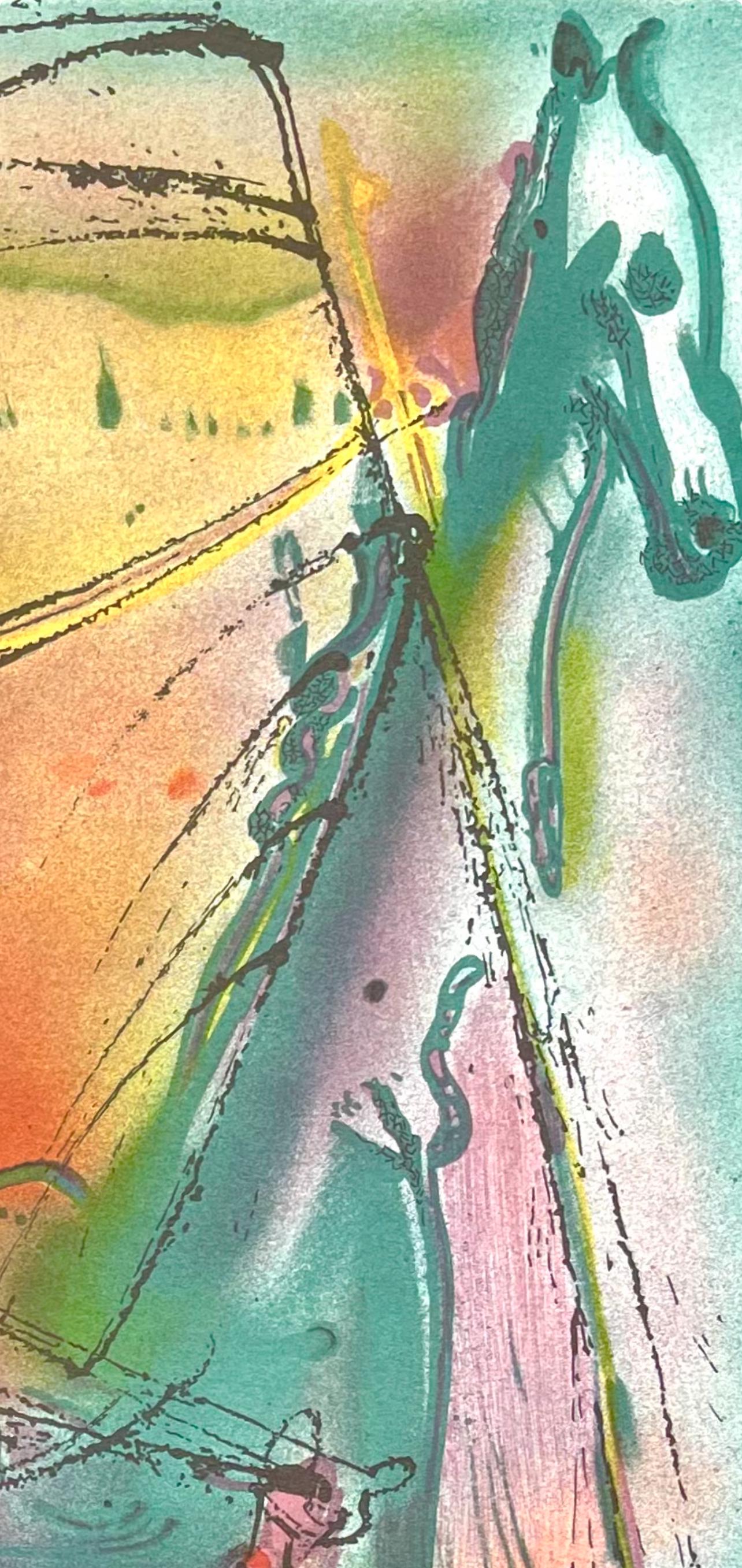 Salvador Dalí, Le Cheval de la Mort, Les Chevaux de Dalí, Limited Edition Lithograph