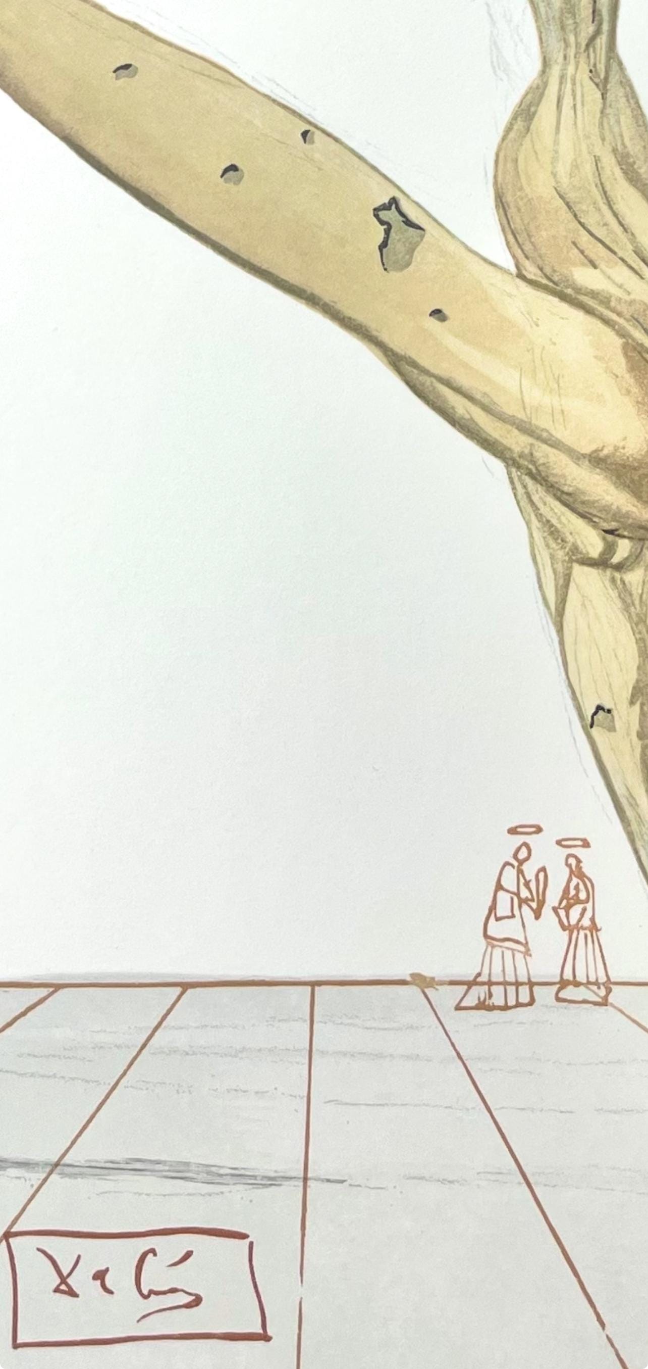 Salvador Dali, Hölle XXVIII (Field 189-200; Michler/Löpsinger 1039-1138), Die Göttliche Komödie, Signed, Limited Edition Woodcut
