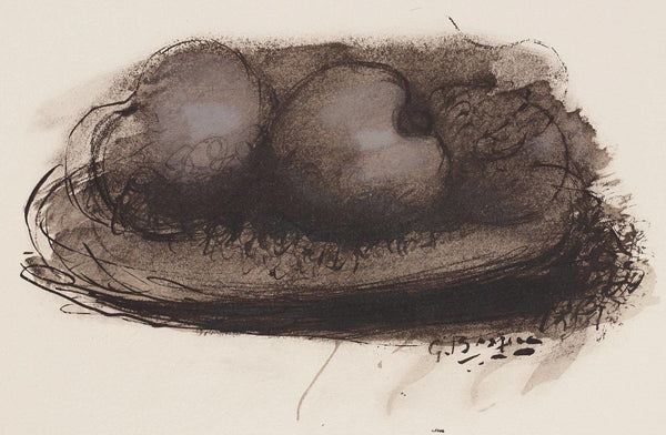 Georges Braque, Composition, Braque Espaces, 13 Dessins, Lavis, Aquarelles, Limited Edition Lithograph