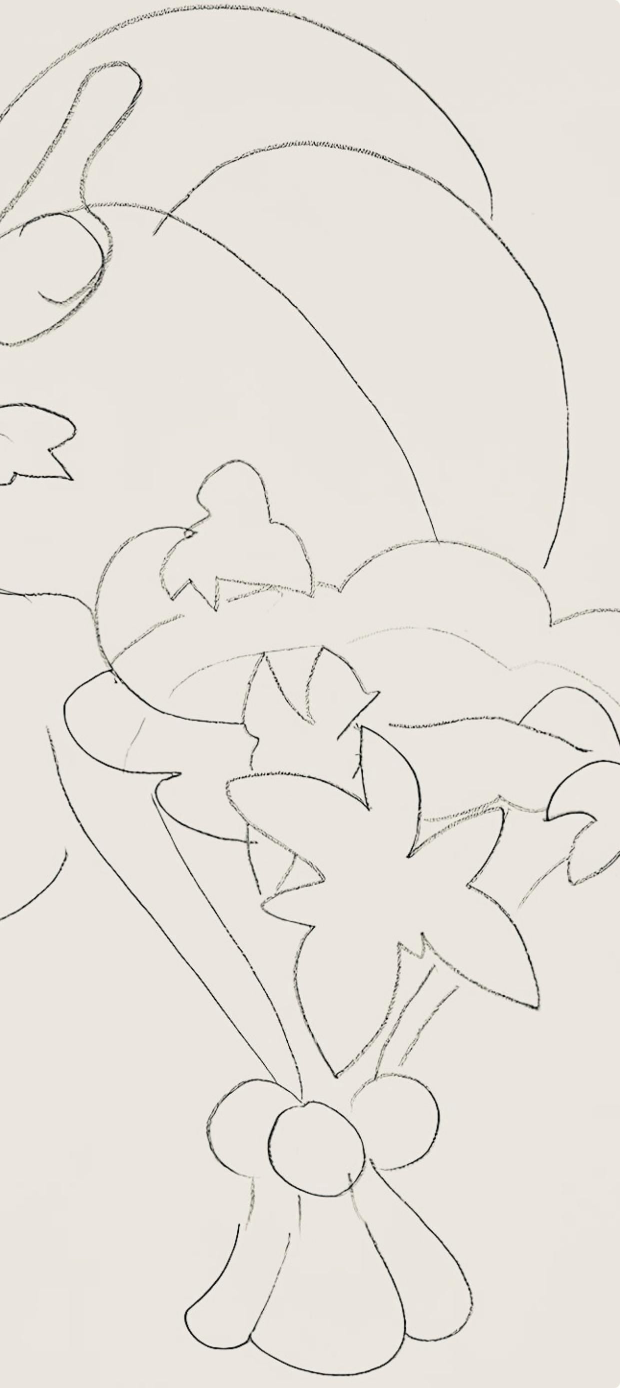 Henri Matisse, Série H, var. 10 (Duthuit 9), Henri Matisse, Dessins, Thèmes et variations, Limited Edition Lithograph