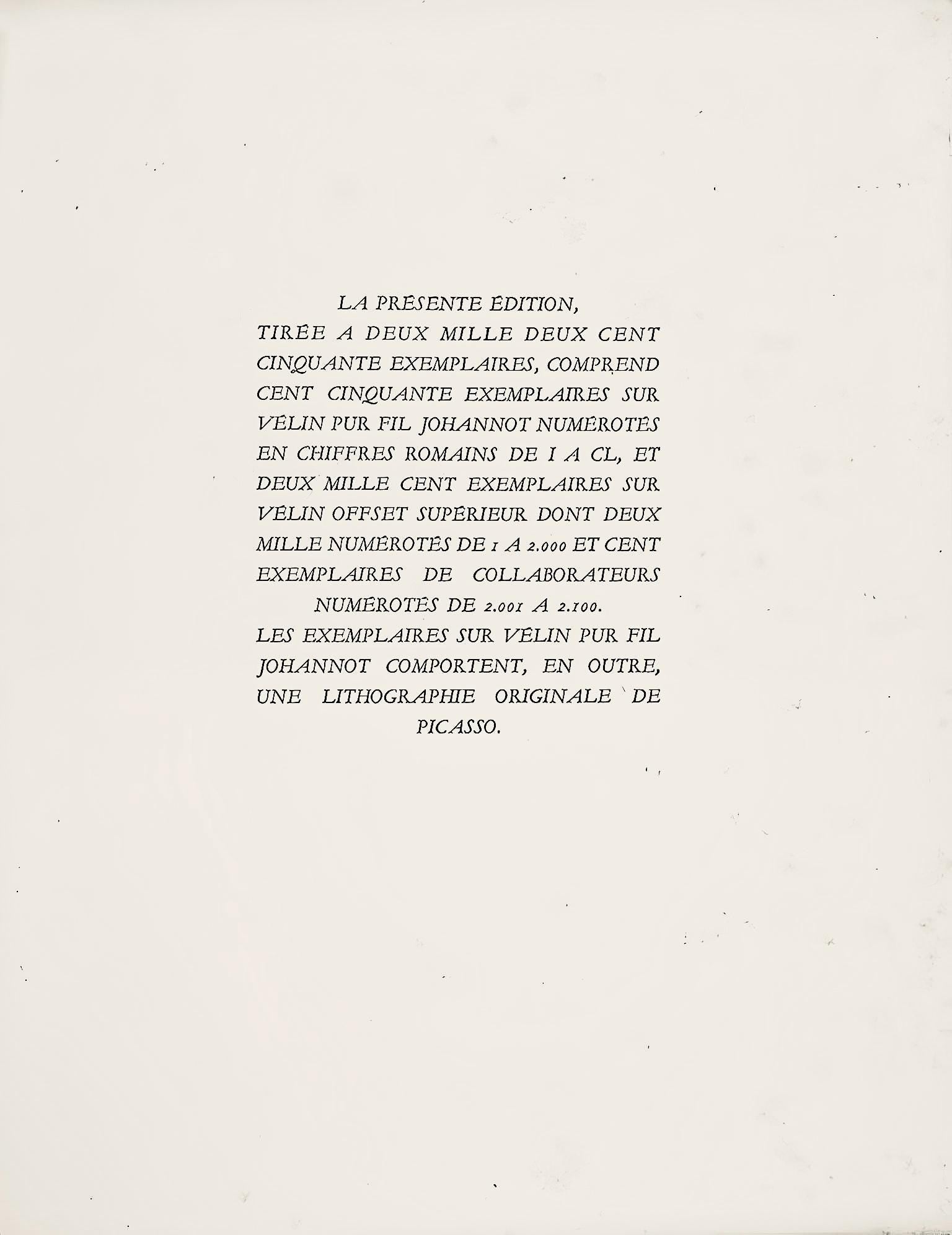 Pablo Picasso, Composition (Cramer 62; Reuße 587; Mourlot 203; Bloch 687; Horodisch B16), Limited Edition Lithograph