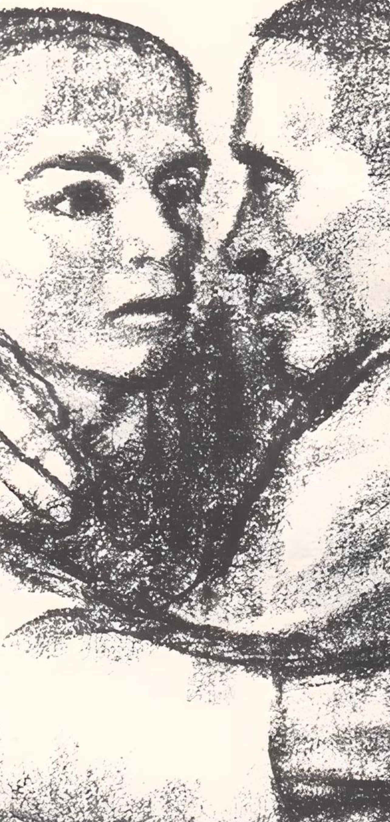 Käthe Kollwitz, Brotherhood (Verbrüderung), Limited Edition Lithograph