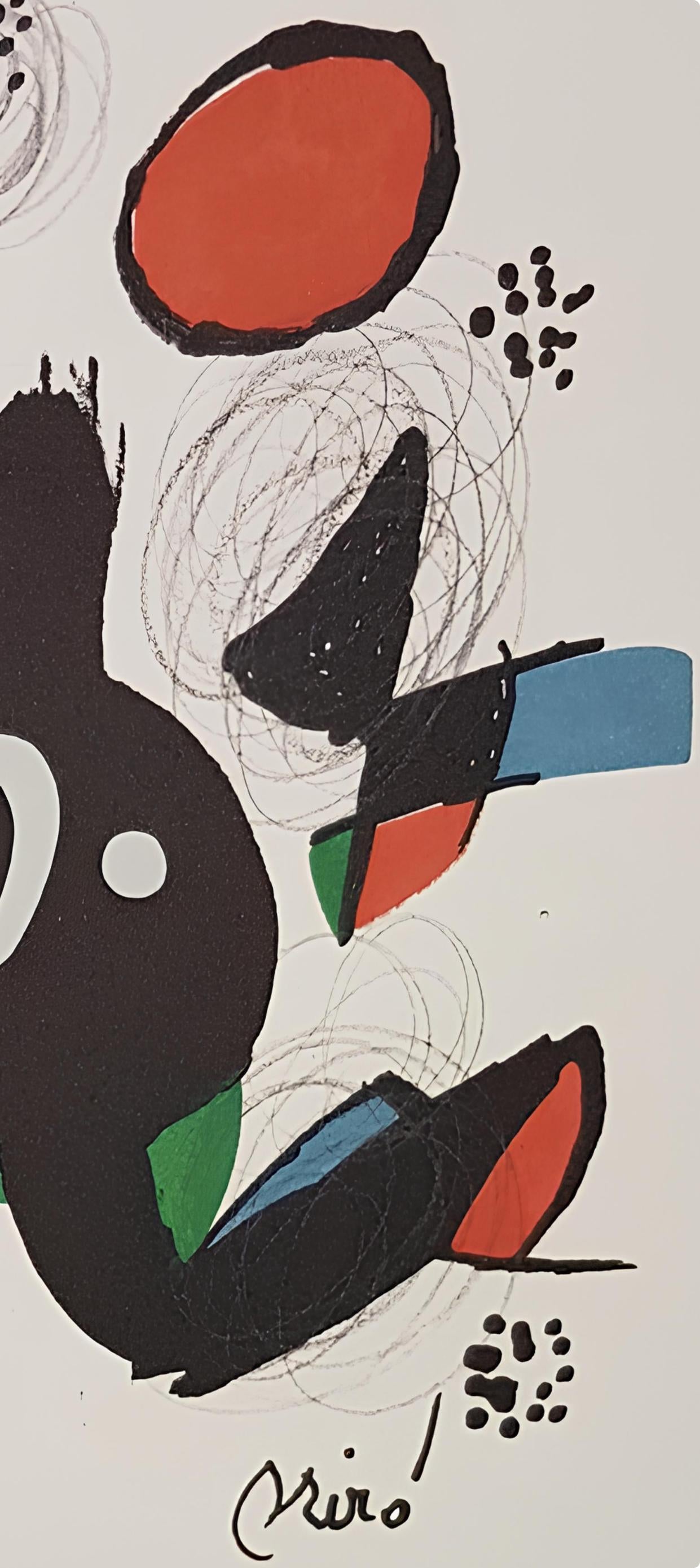 Joan Miró, Composition (Mourlot 1212-1225; Cramer 248), La mélodie acide, Limited Edition Lithograph
