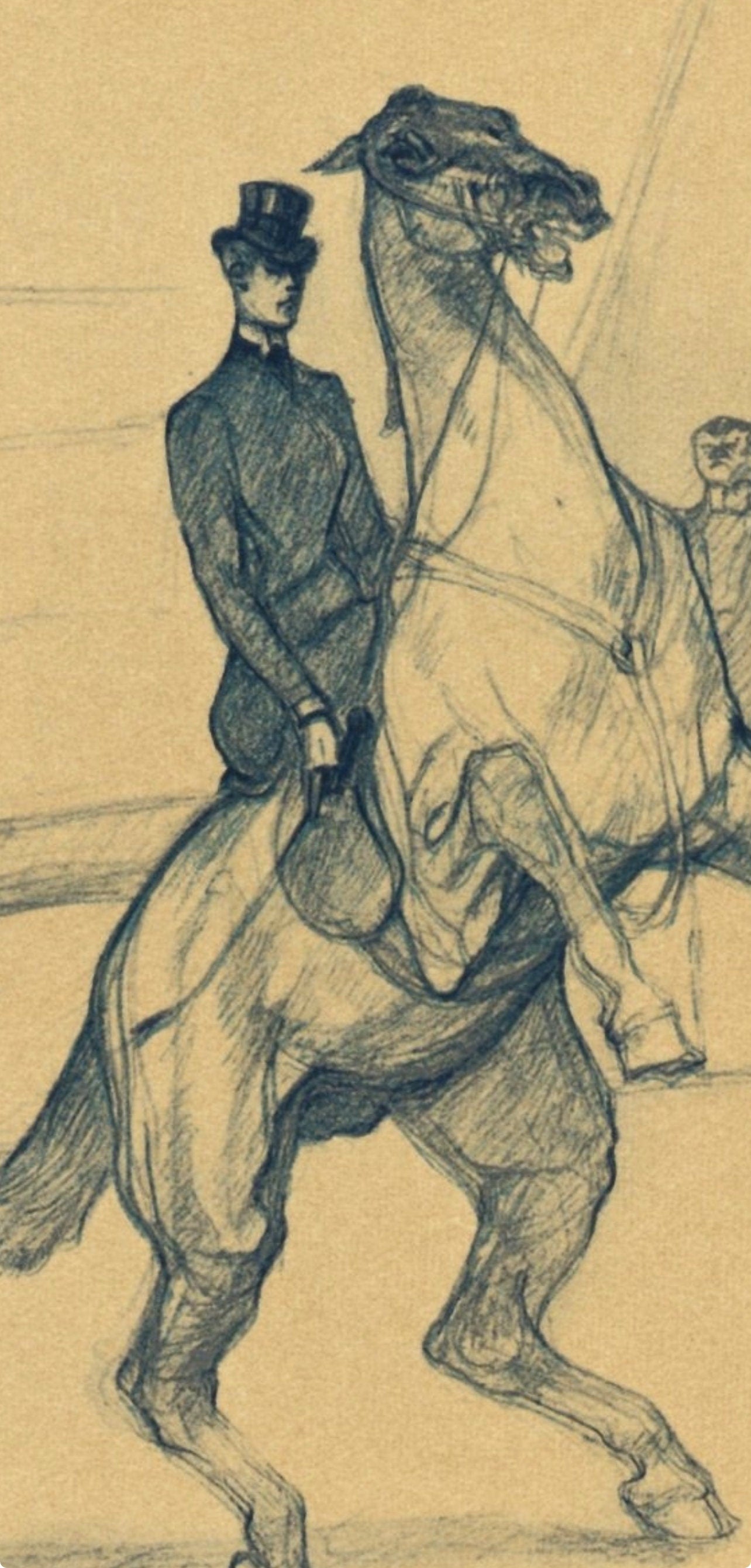 Henri de Toulouse-Lautrec, Écuyère de haute école, The Circus by Toulouse-Lautrec, Limited Edition Lithograph