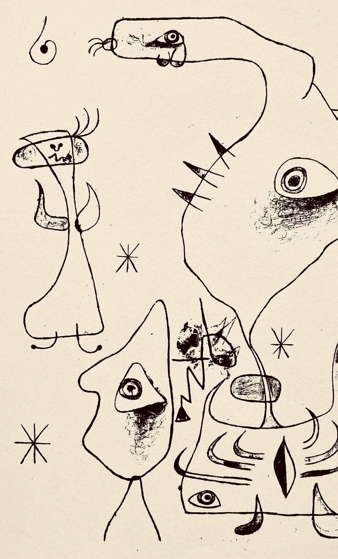 Joan Miró, Composition, The Prints of Joan Miro, Limited Edition Etching