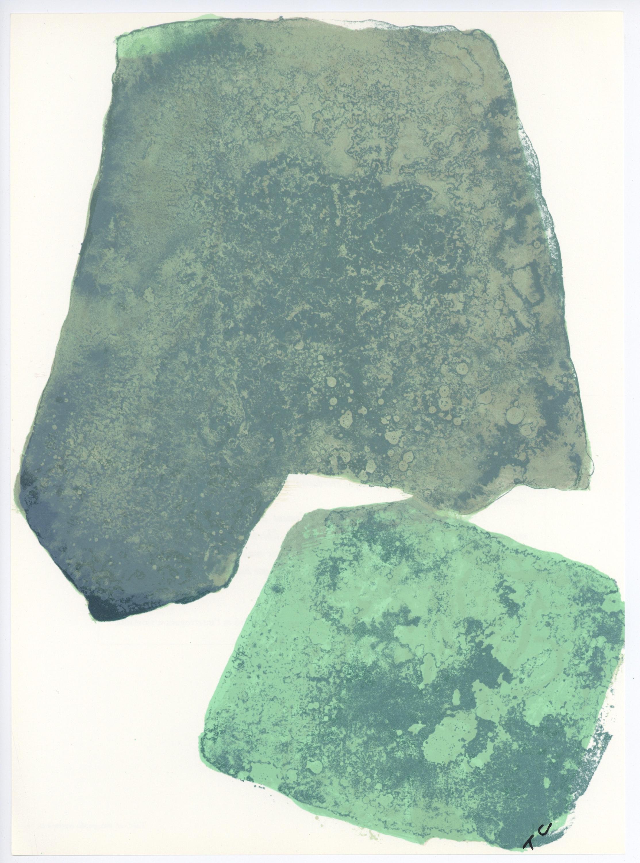 Pierre Tal-Coat, Composition, Hommage à Aimé et Marguerite Maeght, Derrière le miroir, Limited Edition Lithograph