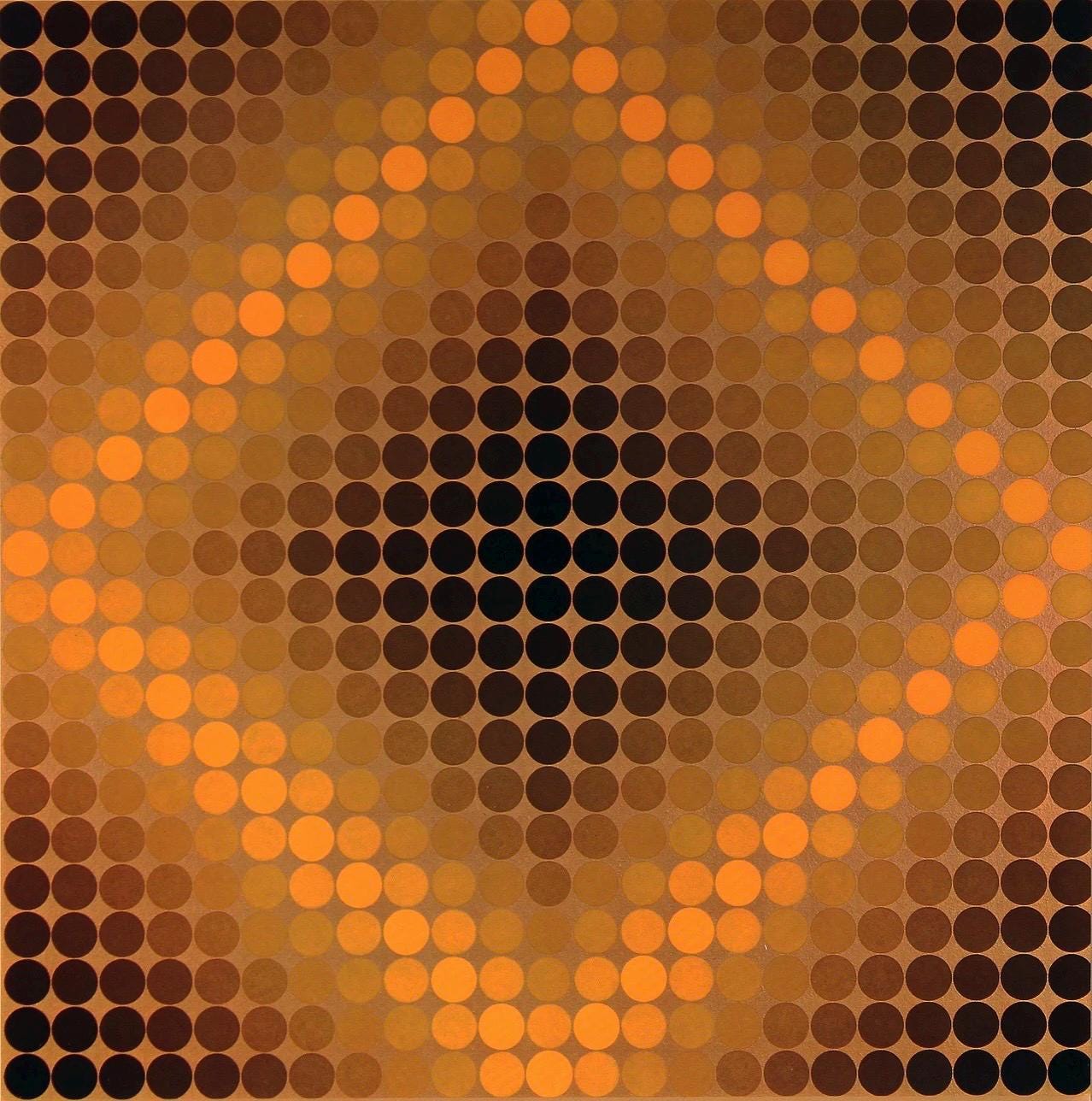 Victor Vasarely, Composition, CTA 102, Limited Edition Héliogravure