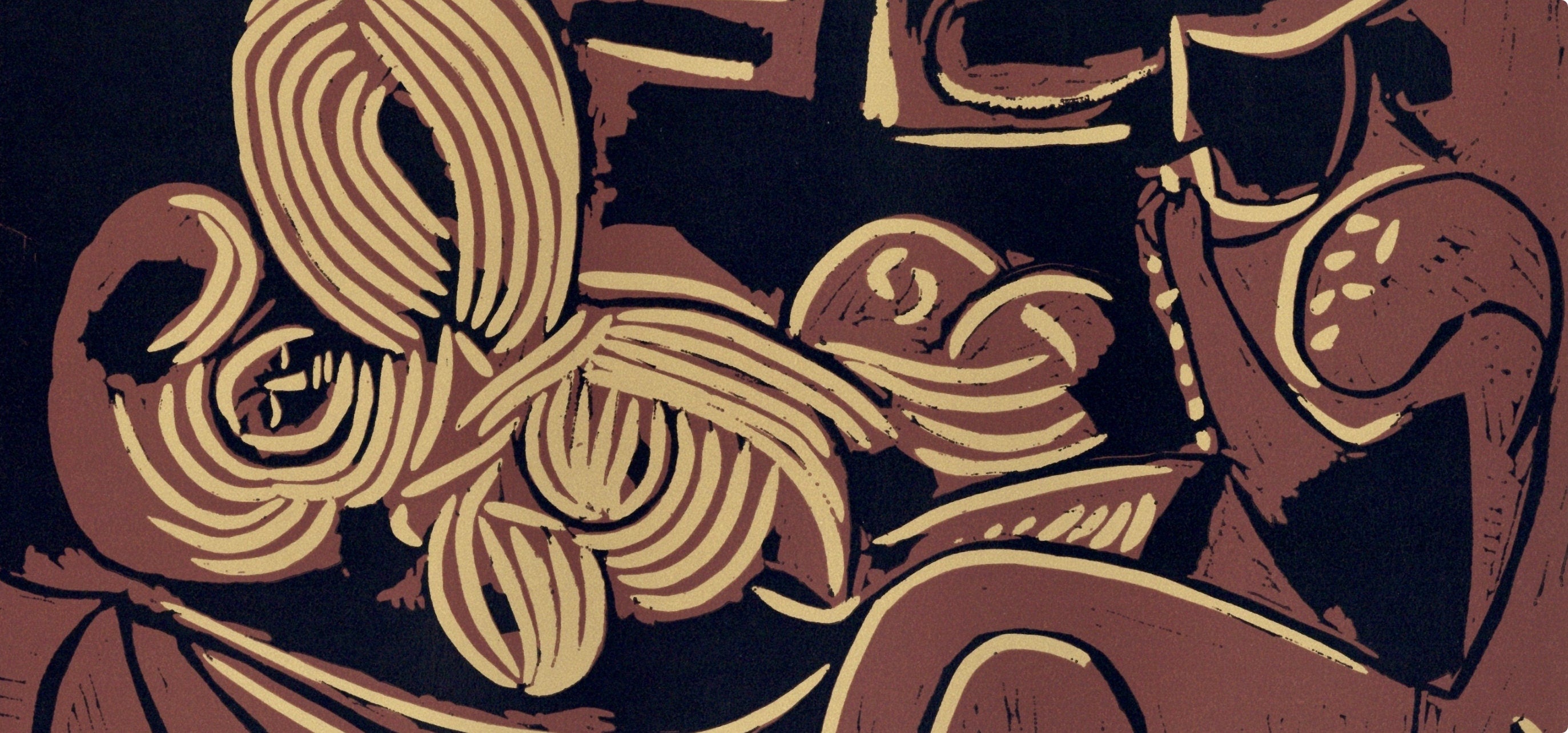 Pablo Picasso, The Aubade with Sleeping Woman (Orozco 214), Grabados al linóleo, Limited Edition Linocut