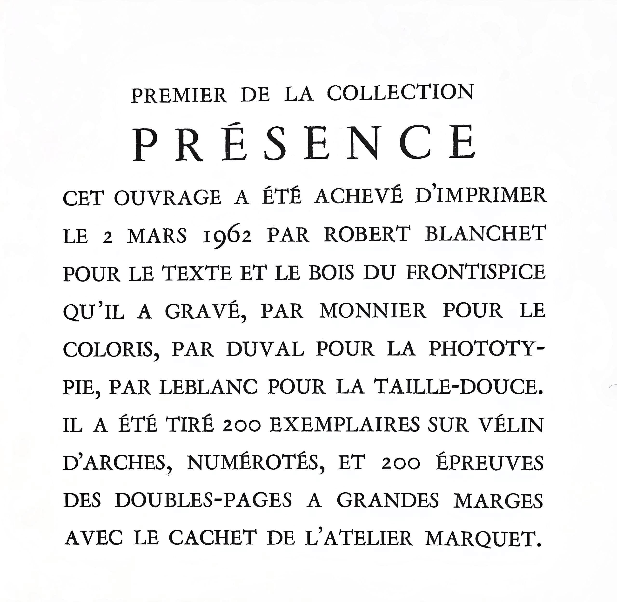 Albert Marquet, Composition, Présence de Marquet, Limited Edition Lithograph