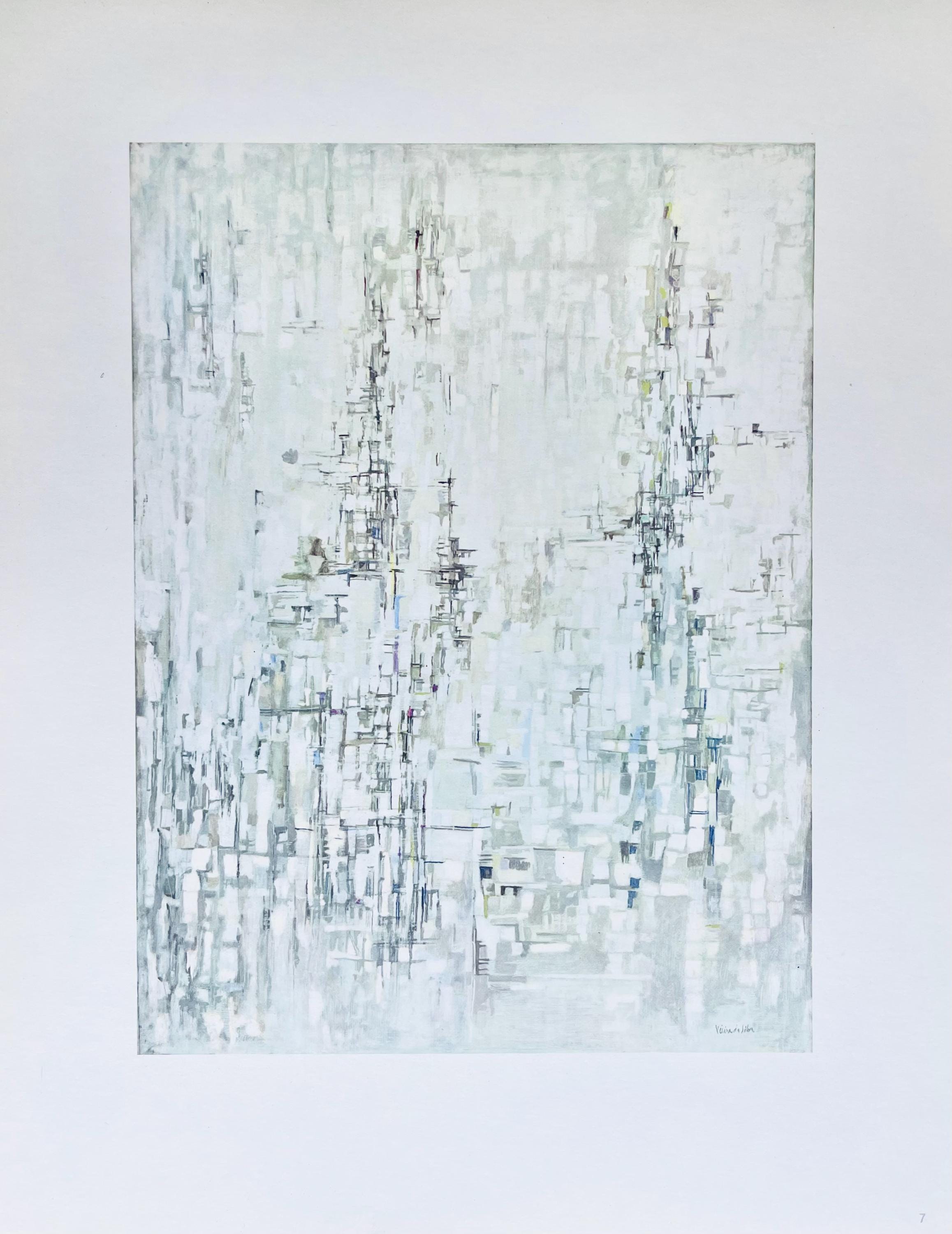 Vieira da Silva, Composition, Vieira da Silva, Peintres d'aujourd'hui, Limited Edition Lithograph