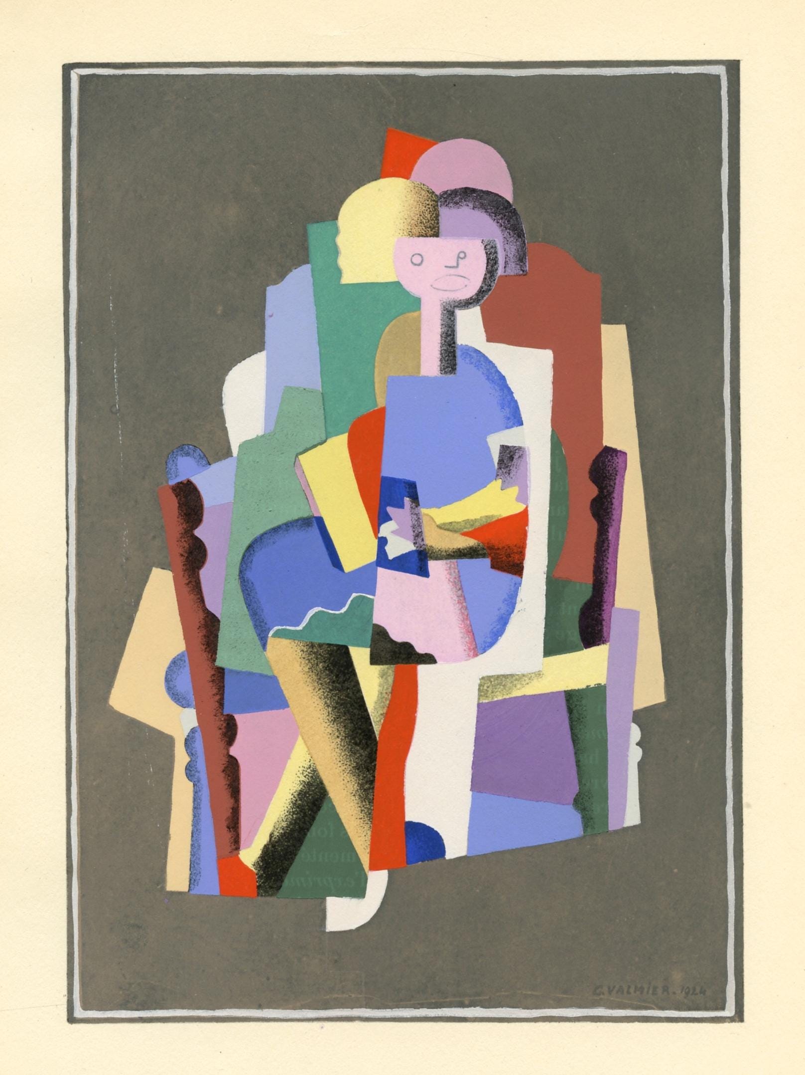 Georges Valmier, Composition, L'Art Cubiste, Theories et Realistions, Limited Edition Lithograph