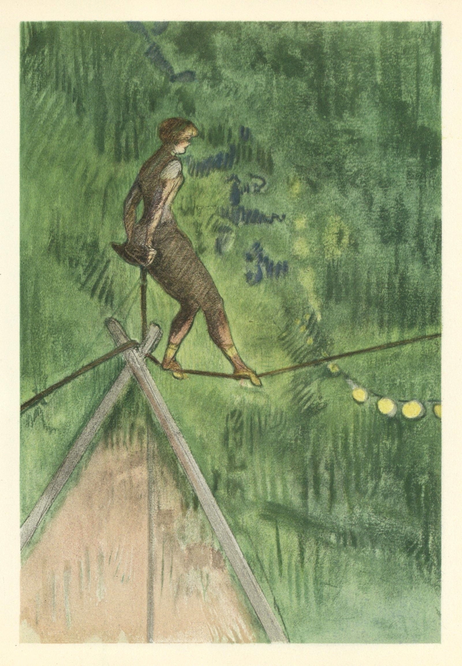 Henri de Toulouse-Lautrec, Danseuse de corde, The Circus by Toulouse-Lautrec, Limited Edition Lithograph