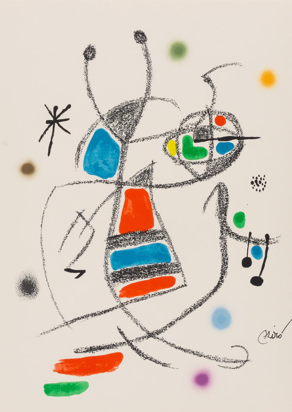 Joan Miró, Composition (Mourlot, 1051-1072), Maravillas con Variaciones acrósticas en el Jardín de Miró, Limited Edition Lithograph