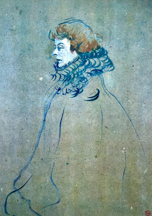 Henri de Toulouse-Lautrec, Composition, Derrière le miroir, Limited Edition Lithograph