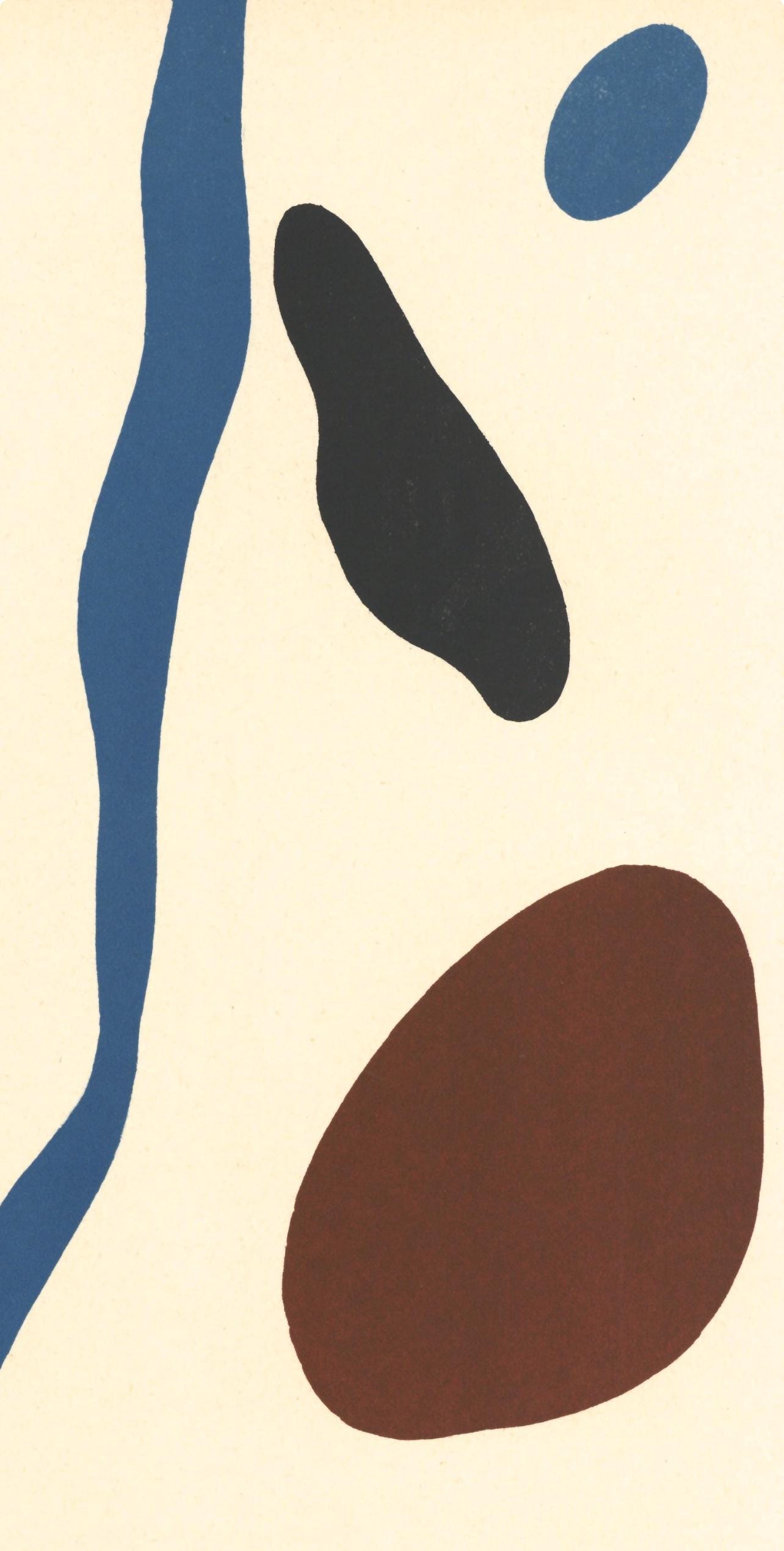 Hans Jean Arp, Composition, Derrière le miroir, Limited Edition Lithograph