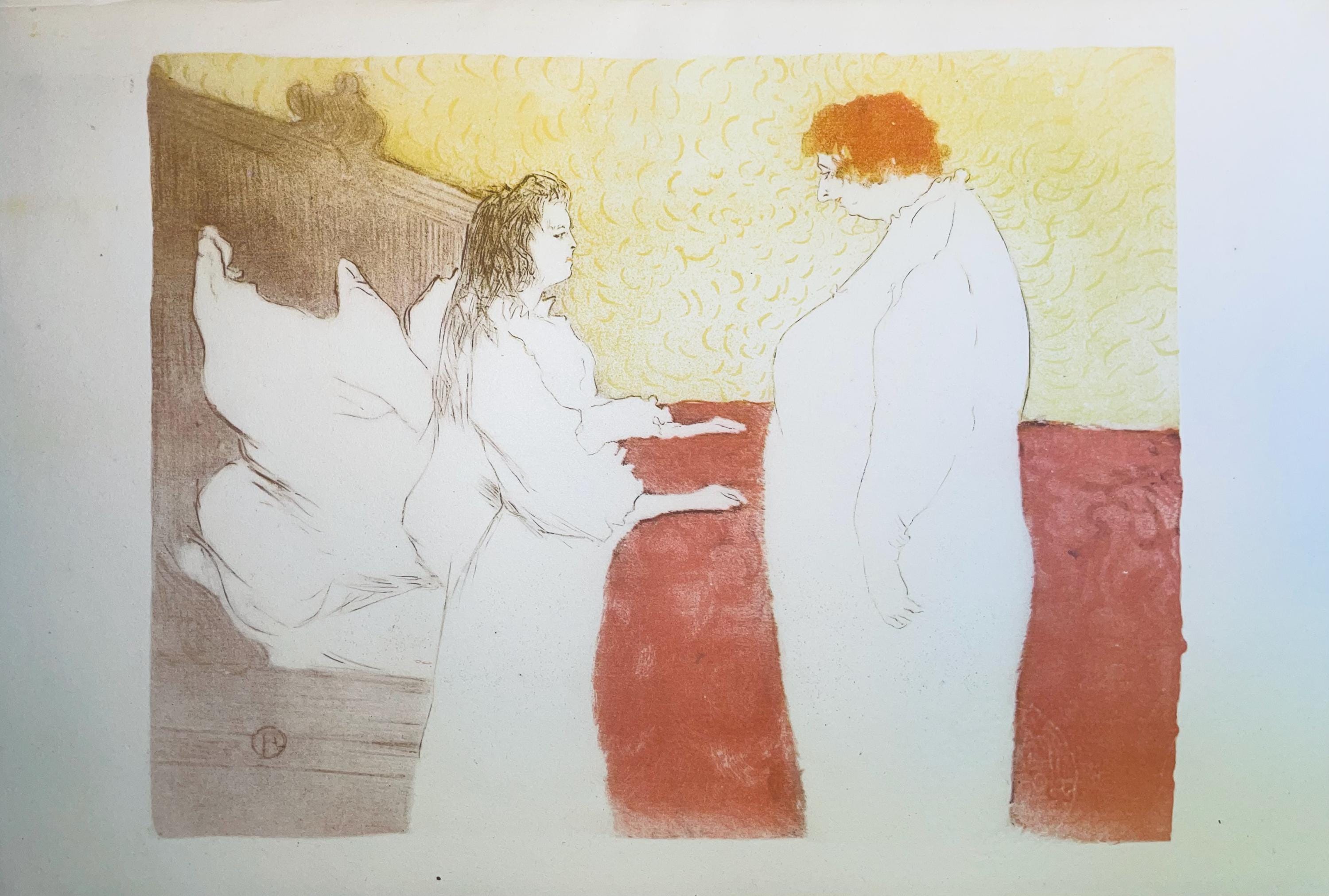 Henri de Toulouse-Lautrec, Composition, Images de Lautrec, 21 Planches en Couleurs, Collezione dell'Obelisco, Limited Edition Lithograph