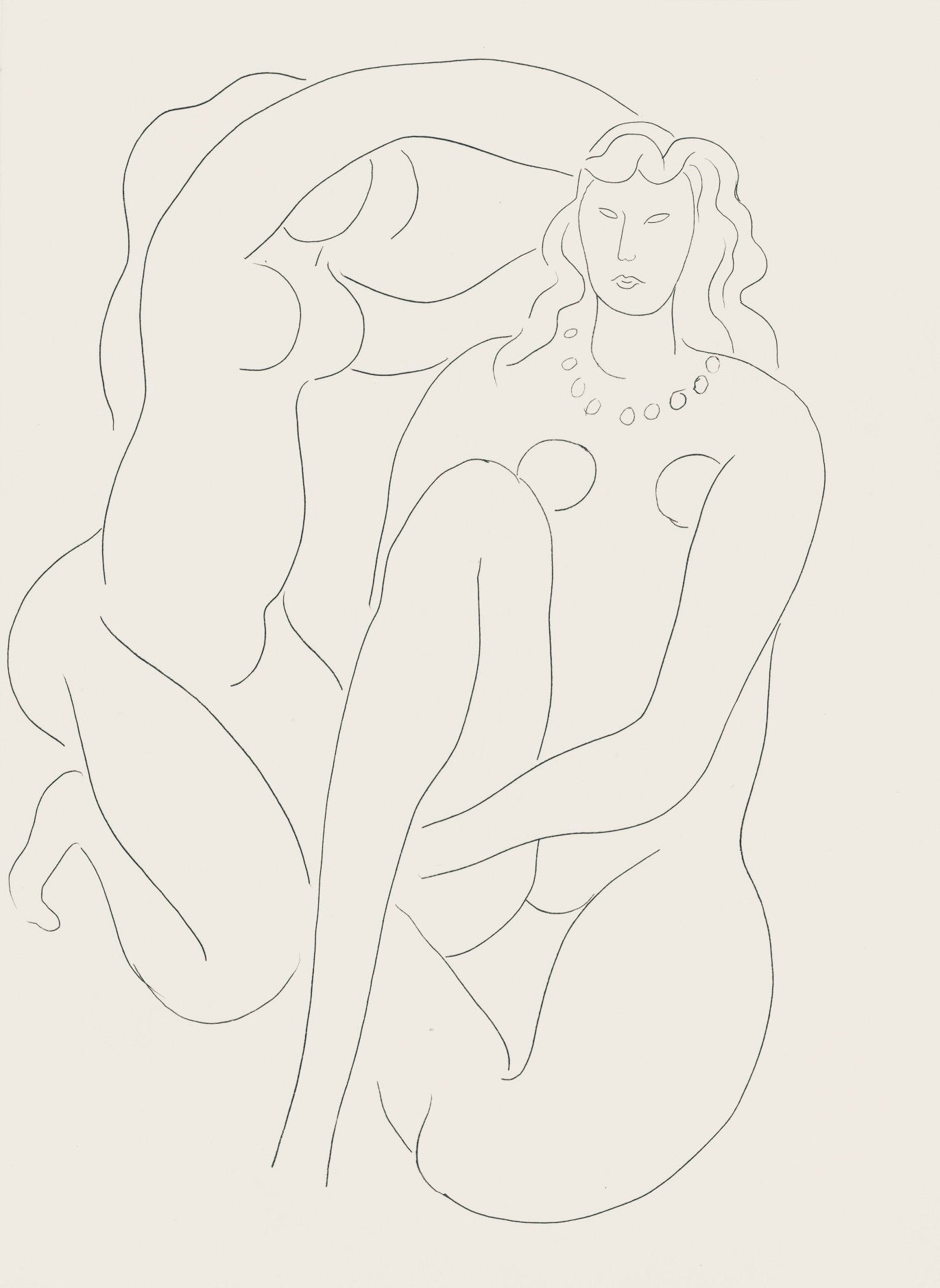 Henri Matisse, La coiffure d'Hérodiade (Herodotus' Coiffure), Poésies, Limited Edition Lithograph