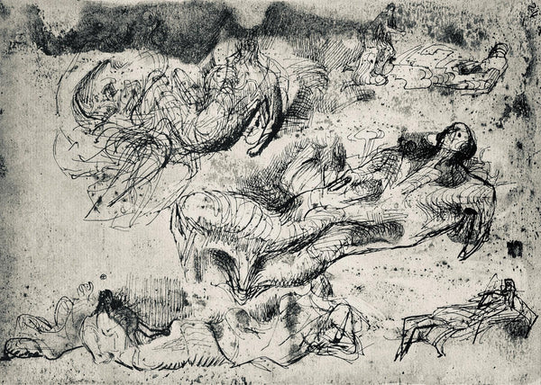 Henry Moore, Sketches for Sculpture, The Drawings of Henry Moore, Limited Edition Lithograph