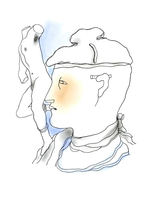 Jean Cocteau, Composition, Le Livre Blanc, Limited Edition Lithograph