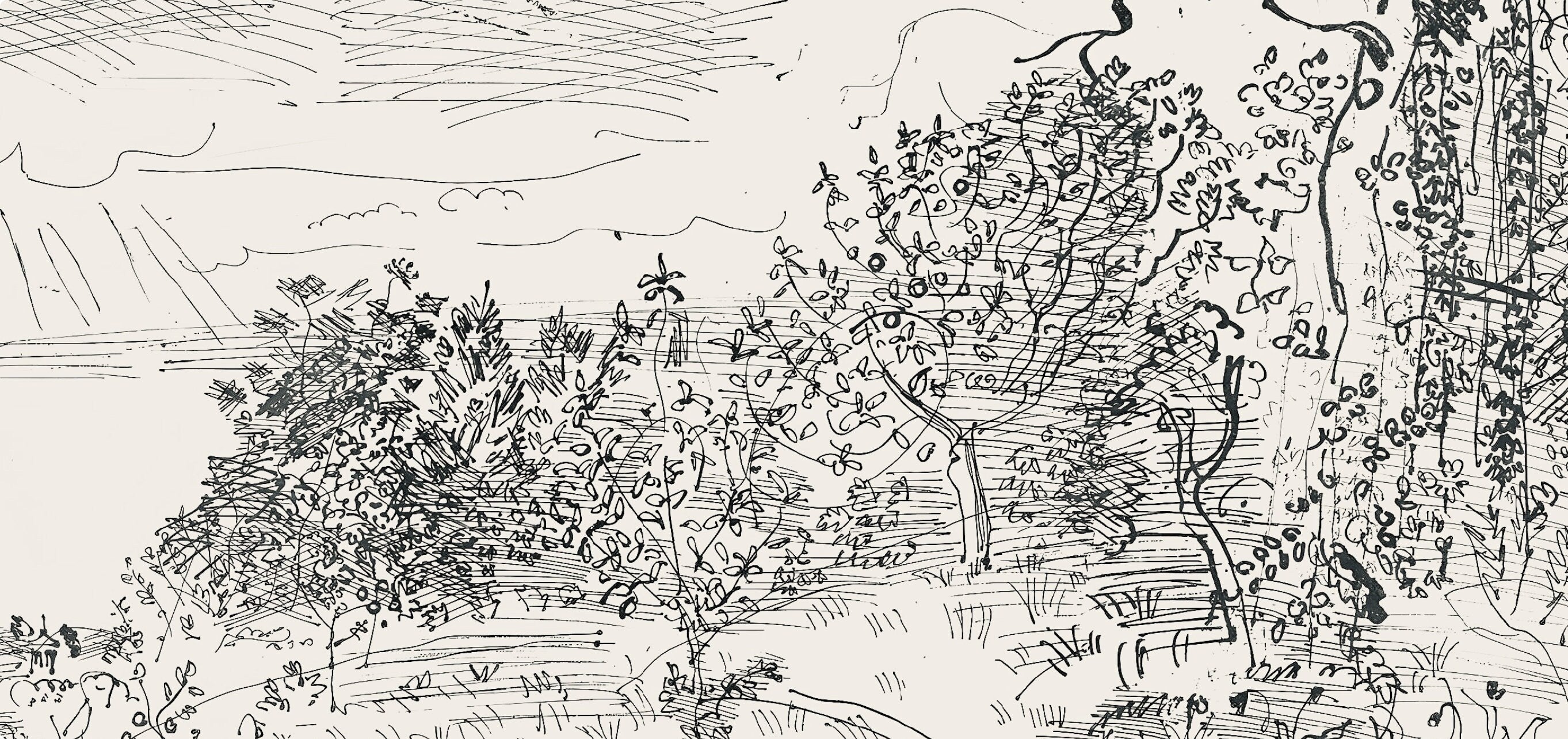 Raoul Dufy, Composition, Les Côtes Normandes, Limited Edition Lithograph