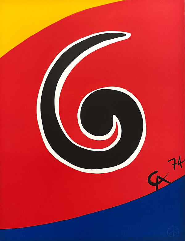 Alexander Calder, Sky Swirl, Braniff International Airways Flying Colors Collection, Limited Edition Lithograph