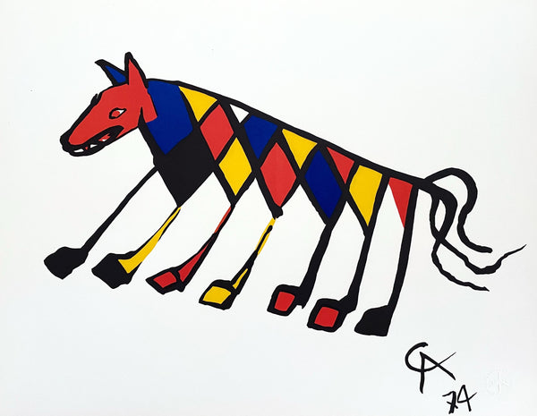 Alexander Calder, Beastie, Braniff International Airways Flying Colors Collection, Limited Edition Lithograph