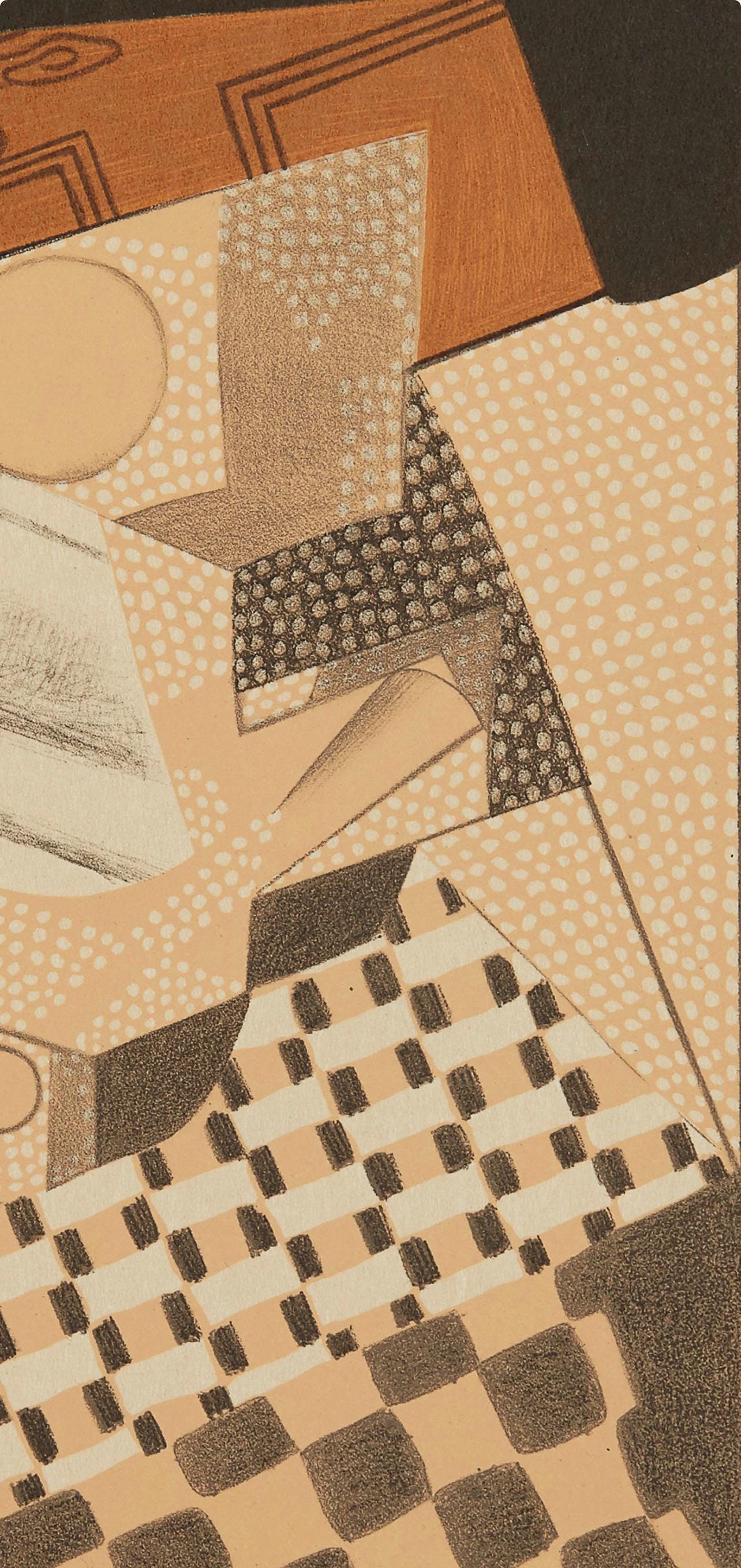 Juan Gris, Loupière (Kahnweiler 1969), Au Soleil du Plafond, Limited Edition Lithograph