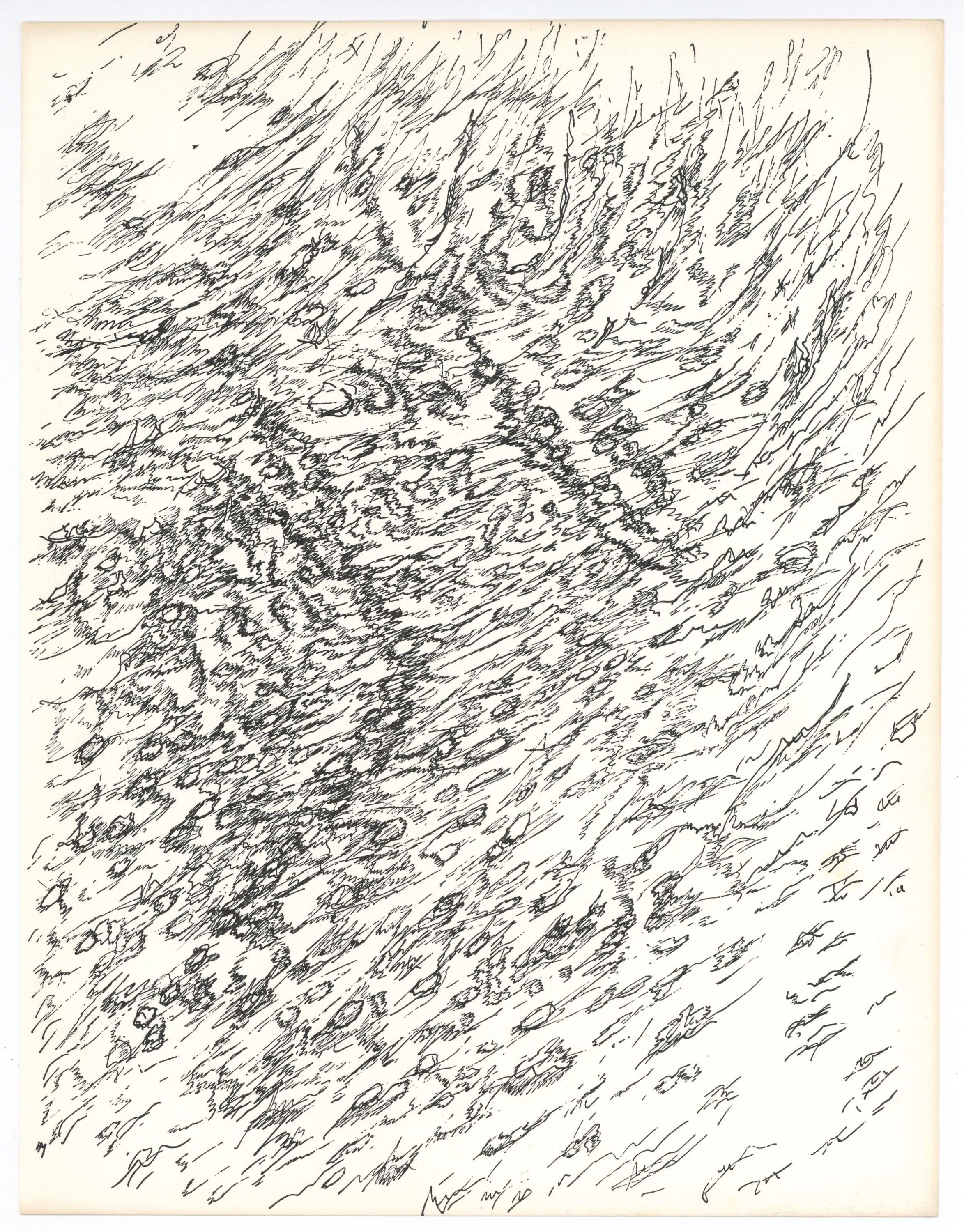 Henri Michaux, Composition, XXe siècle, Limited Edition Etching