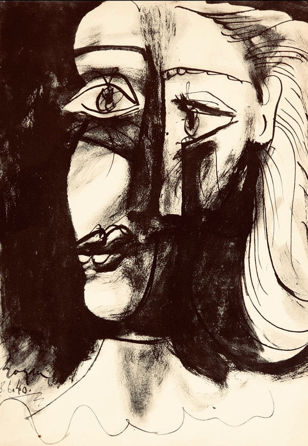 Pablo Picasso, Composition, Carnet de dessins de Picasso, Cahiers d’Art, Limited Edition Lithograph