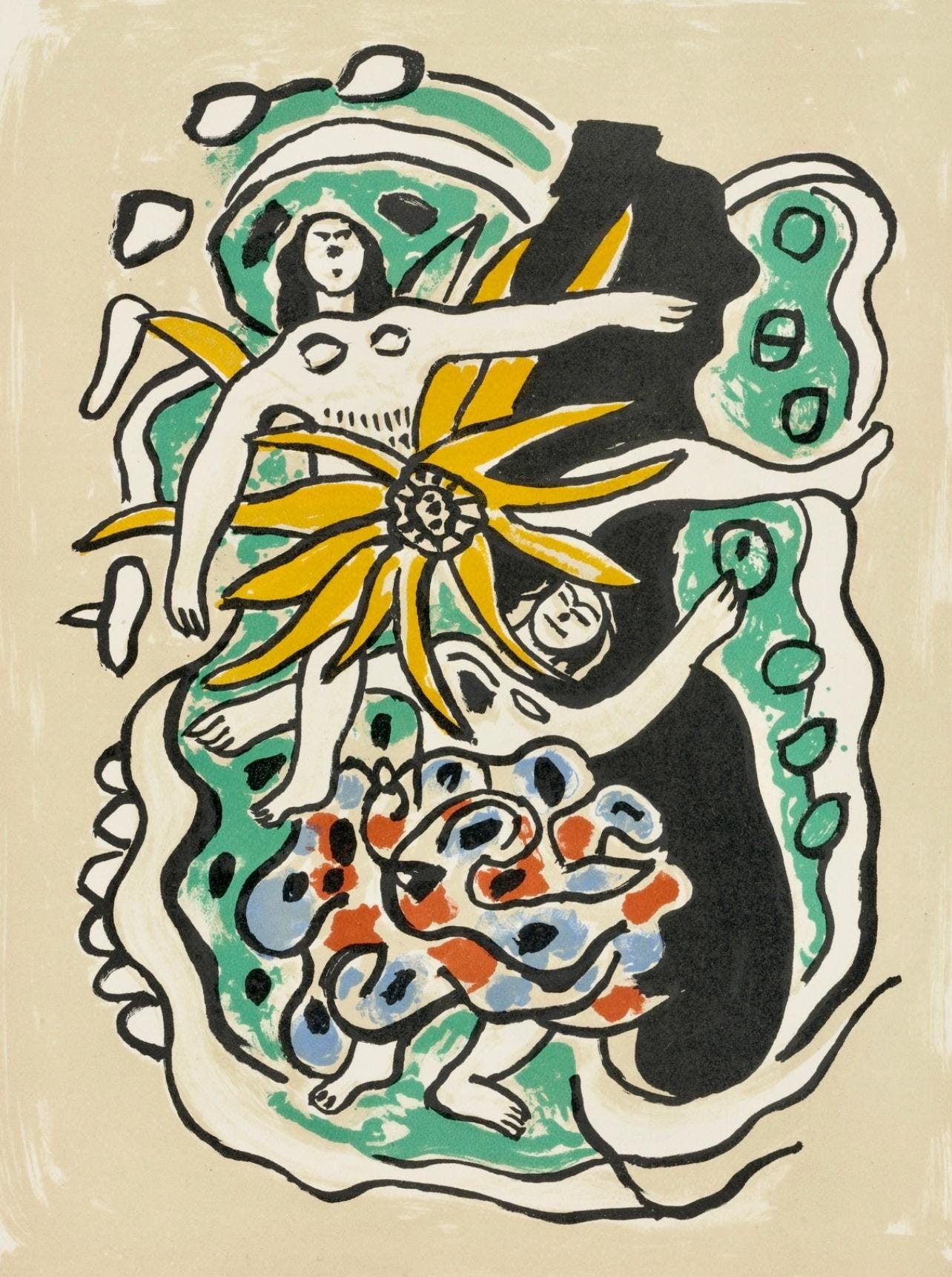 Fernand Léger, Composition, Cirque, Lithographies Originales, Limited Edition Lithograph