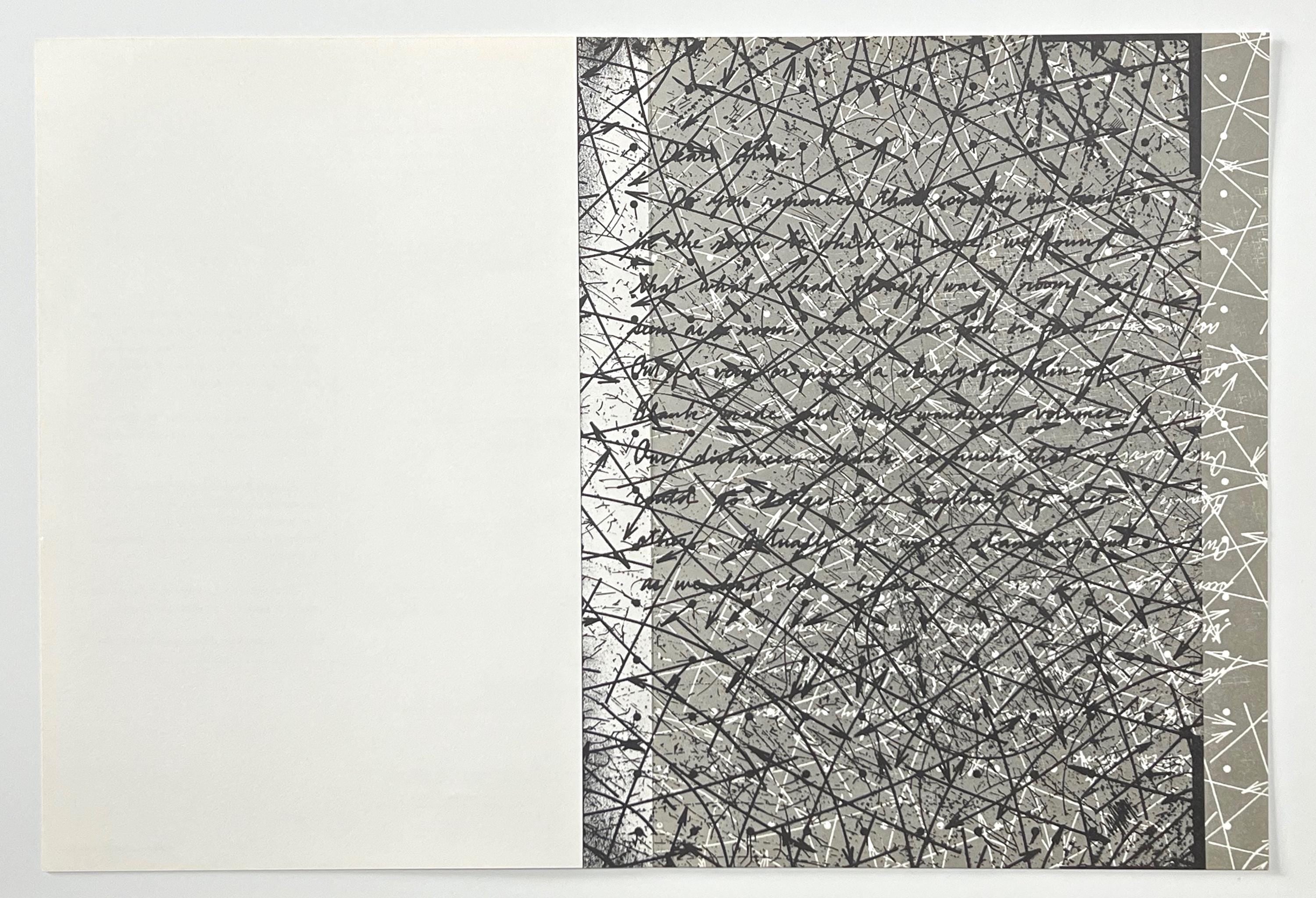Shusaku Arakawa 荒川 修作, Composition, Hommage à Aimé et Marguerite Maeght, Derrière le miroir, Limited Edition Lithograph