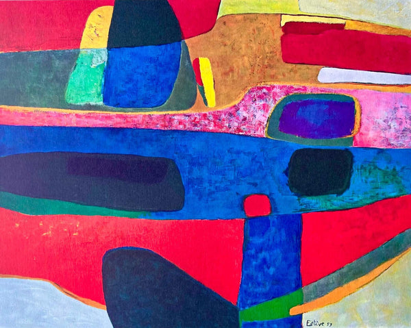 Maurice Estève, Composition, Maurice Estève, Peintres d'aujourd'hui, Limited Edition Lithograph