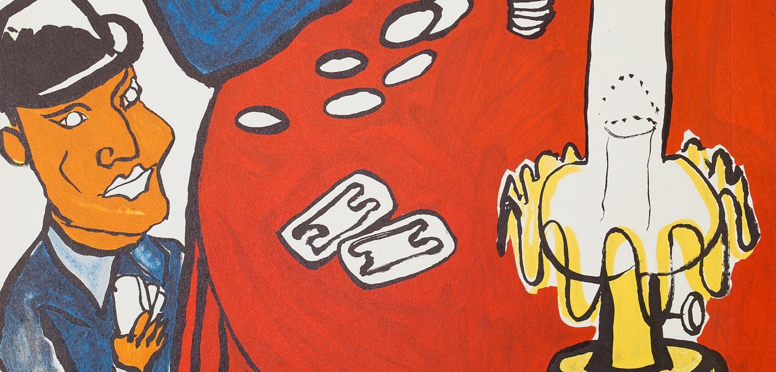 Alexander Calder, Composition, Derrière le miroir, Limited Edition Lithograph