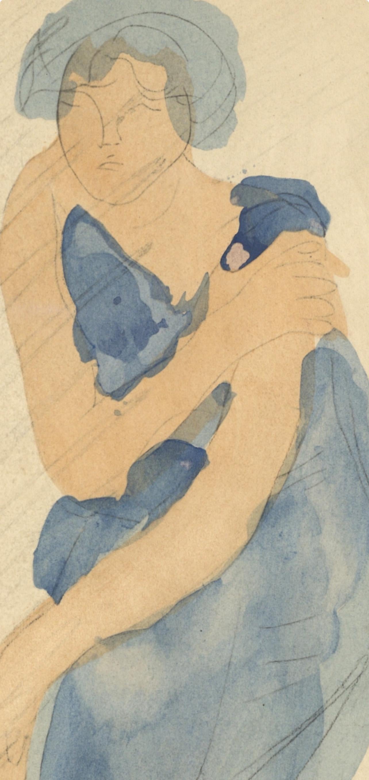 Auguste Rodin, Composition, La Varende, Rodin, Limited Edition Lithograph