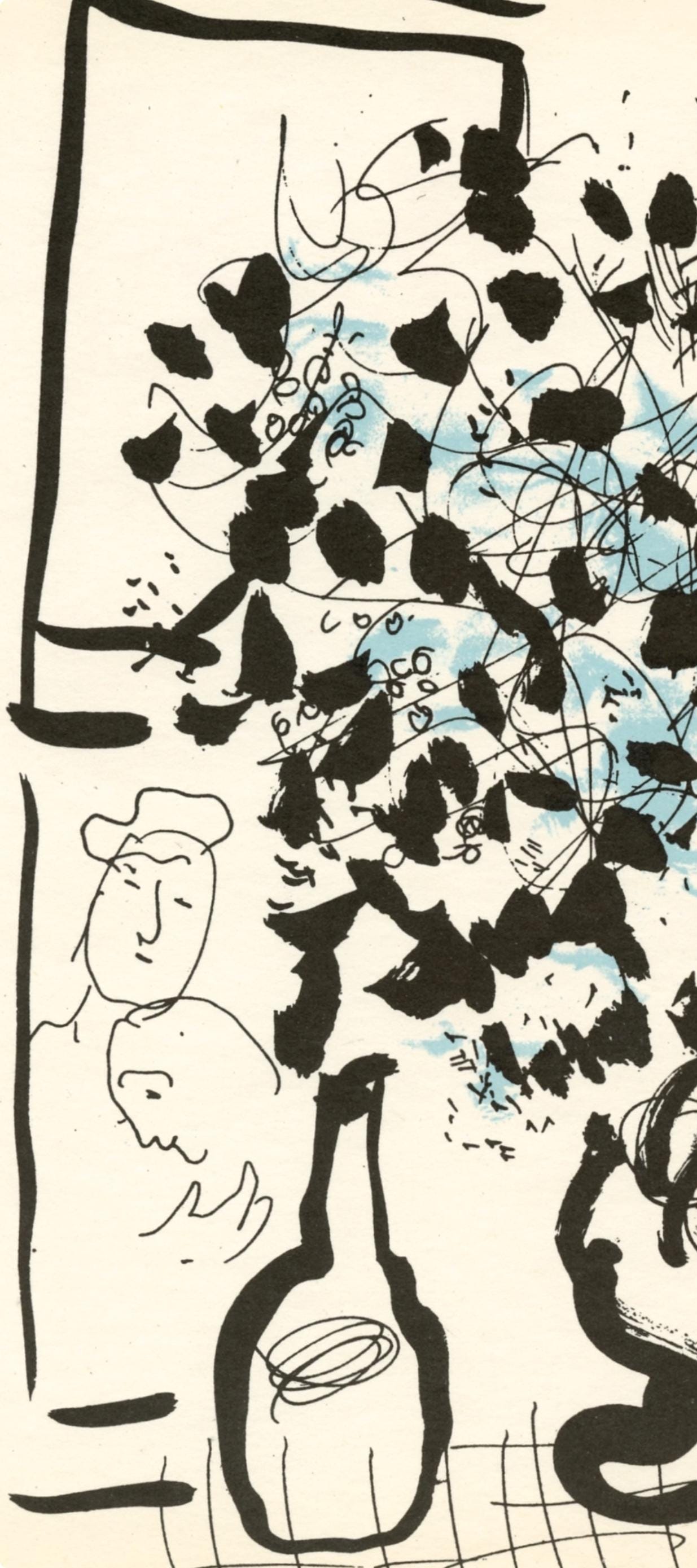 Marc Chagall, Composition (Mourlot 192-207; Cramer 34), Limited Edition Lithograph