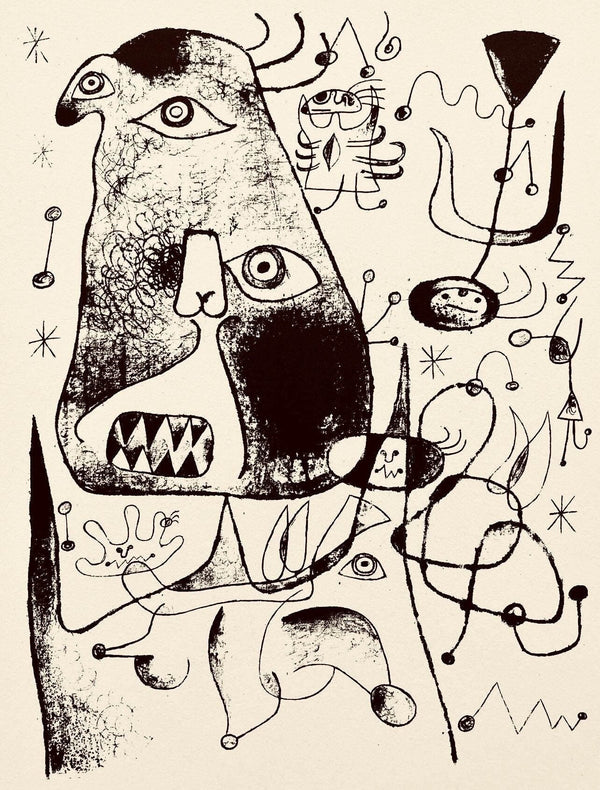 Joan Miró, Composition, The Prints of Joan Miro, Limited Edition Etching