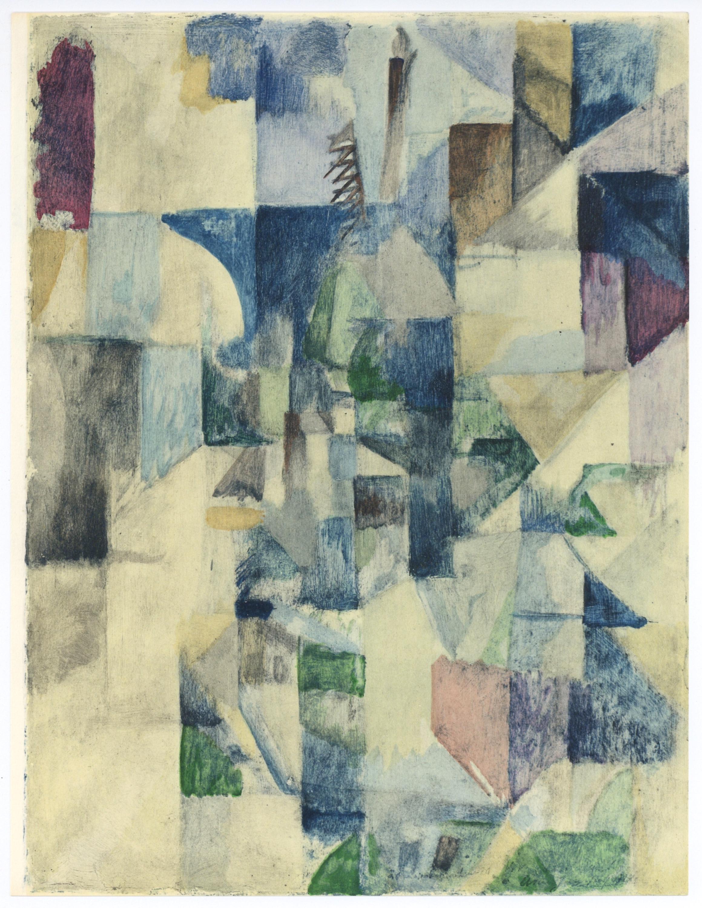 Robert Delaunay, La fenetre No. 2, XXe siècle, Limited Edition Lithograph