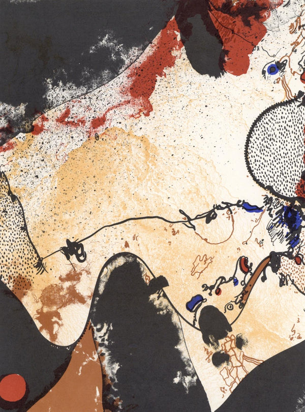 Josep Guinovart Bertrán, Composition, Ediciones Polígrafa, Redfern Gallery, Limited Edition Lithograph