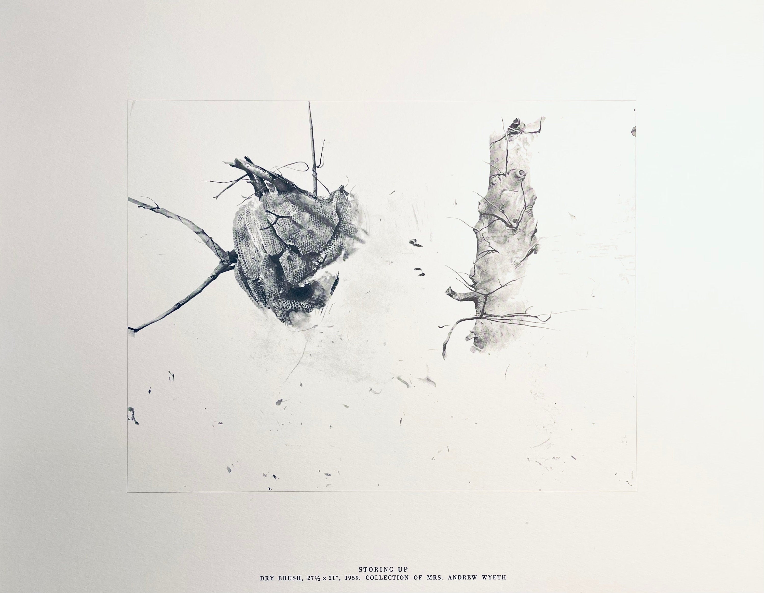 Andrew Wyeth, Storing Up, The Four Seasons, Limited Edition Lithograph