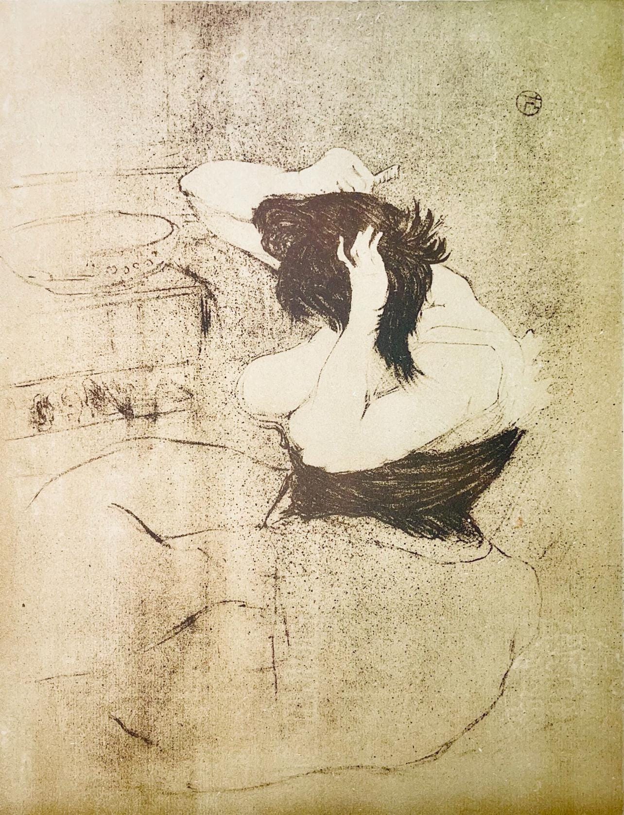 Henri de Toulouse-Lautrec, Composition, Images de Lautrec, 21 Planches en Couleurs, Collezione dell'Obelisco, Limited Edition Lithograph