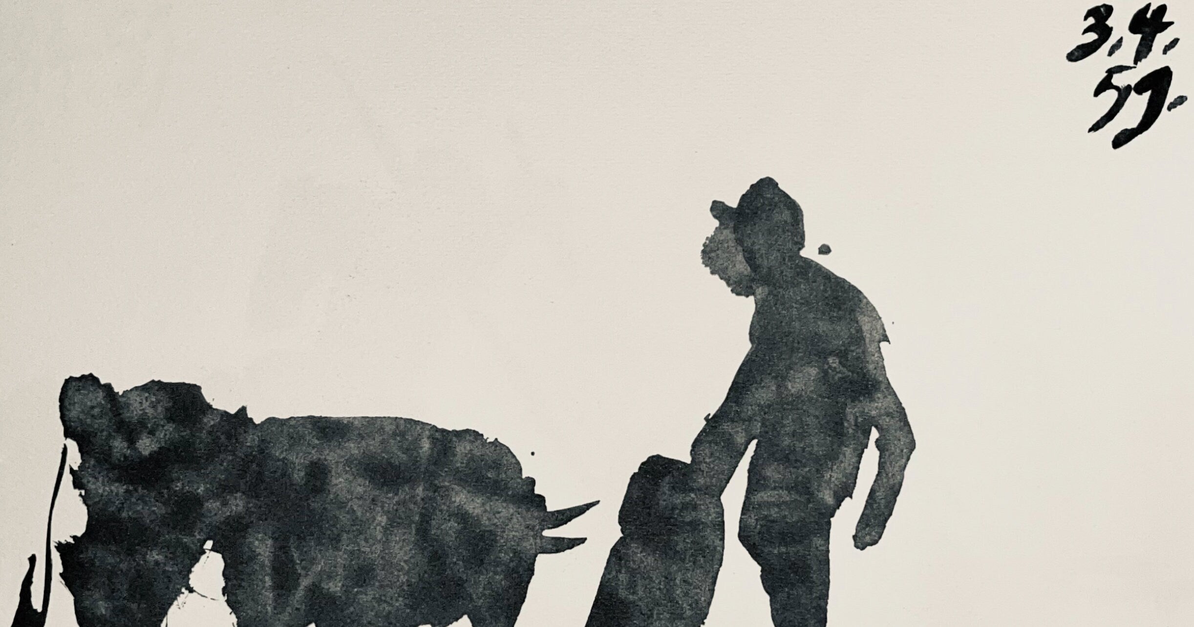 Pablo Picasso, Composition (Bloch 1276; Czwiklitzer 23), Toros y Toreros, Limited Edition Lithograph