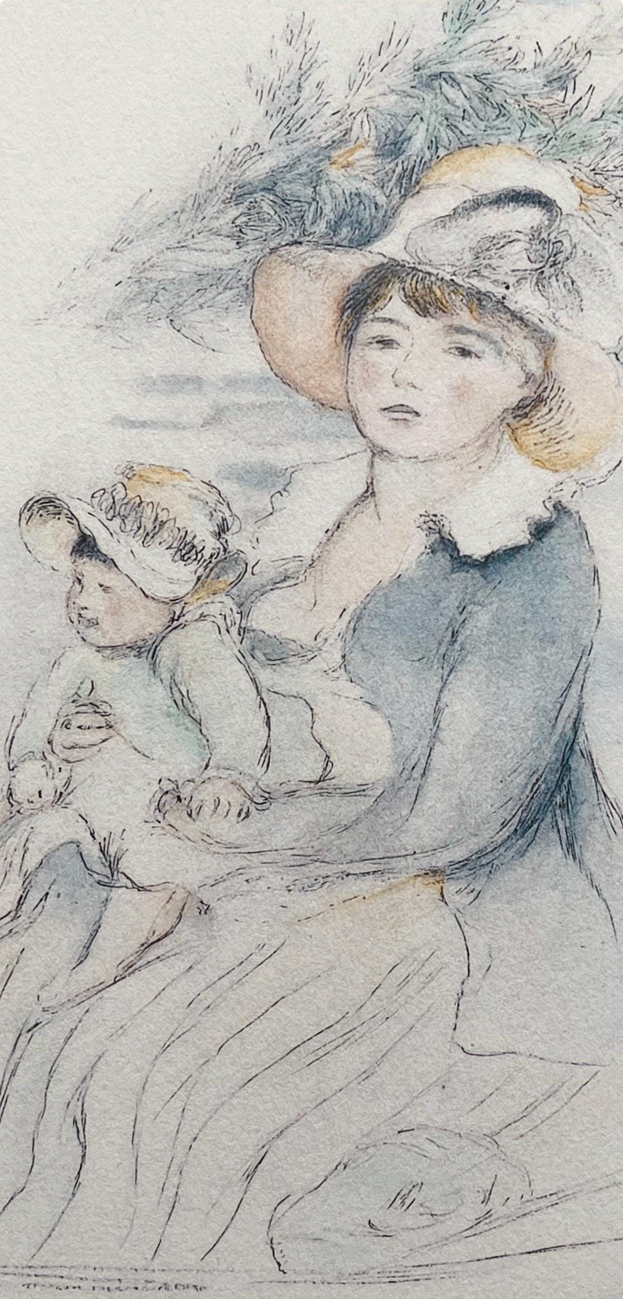 Pierre-Auguste Renoir, Composition, Seize Aquarelles et Sanguines de Renoir, Limited Edition Lithograph