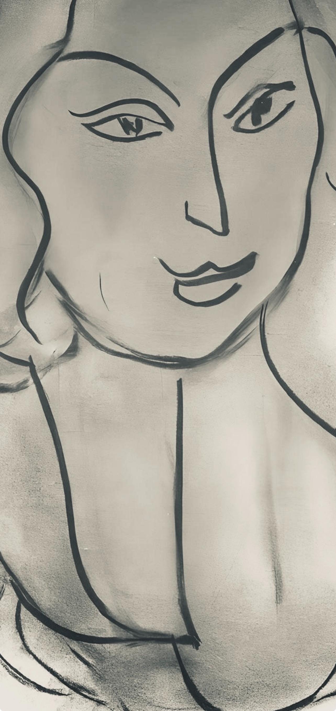 Henri Matisse, Série O, var. 1 (Duthuit 9), Henri Matisse, Dessins, Thèmes et variations, Limited Edition Lithograph